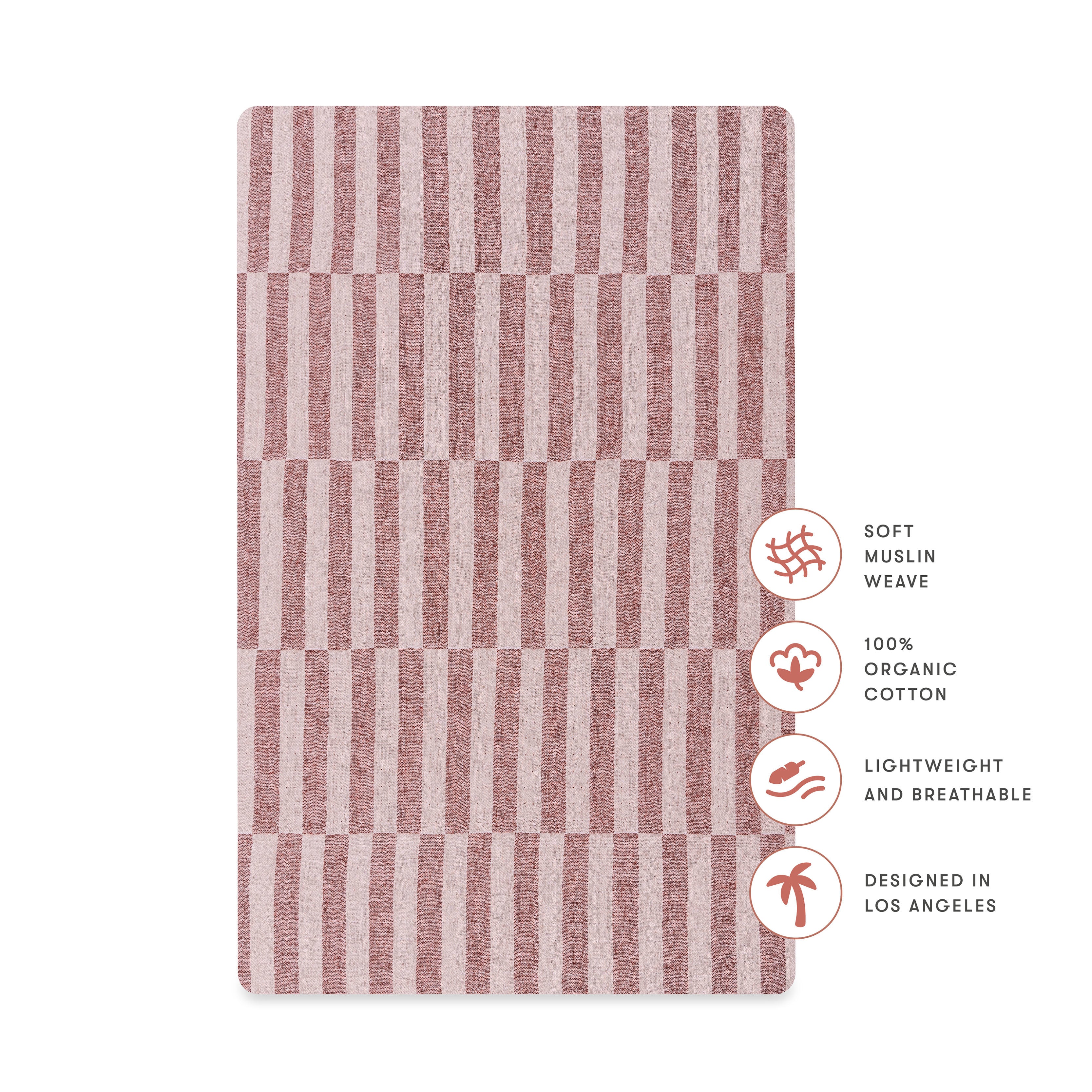 All-Stages Bassinet Sheet in GOTS Certified Organic Muslin Cotton - Image 15