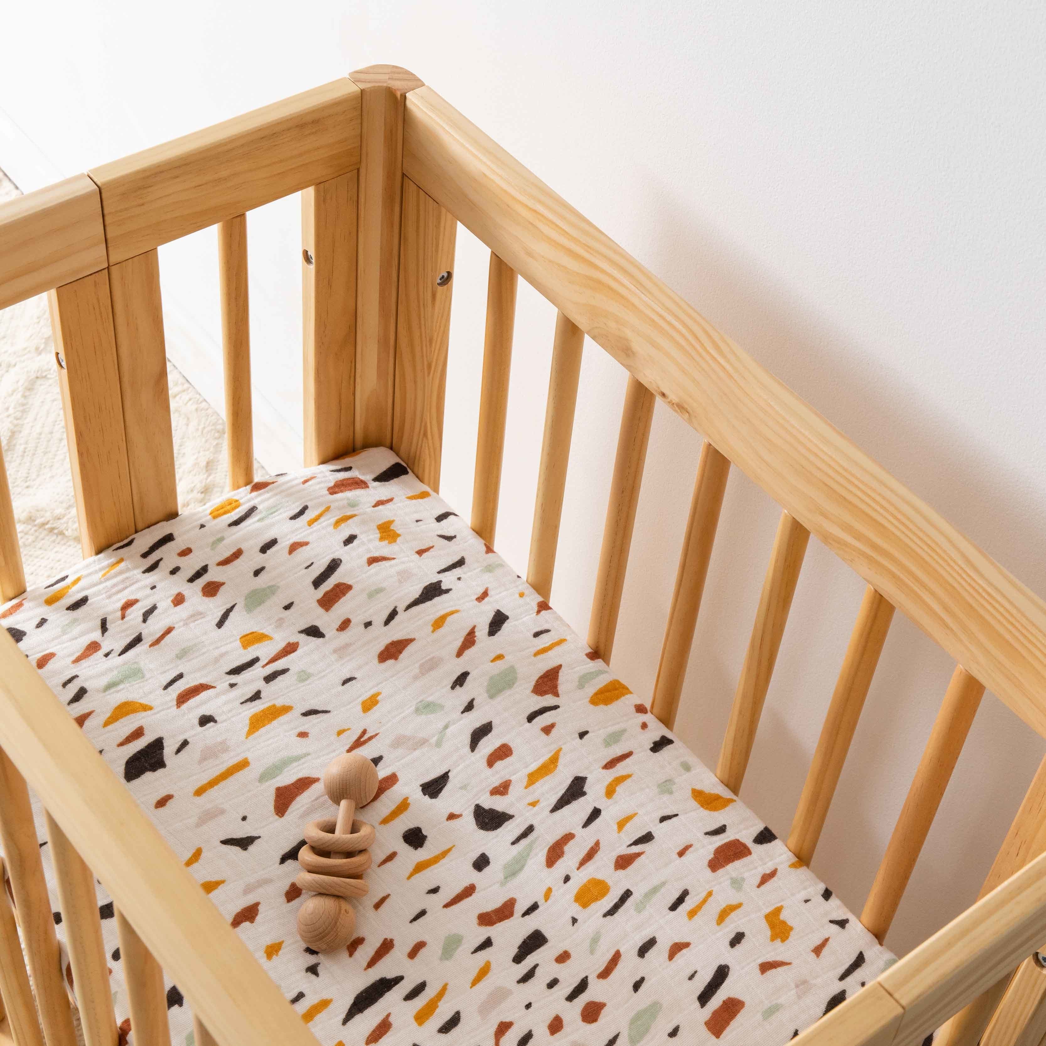 All-Stages Bassinet Sheet in GOTS Certified Organic Muslin Cotton - Image 57