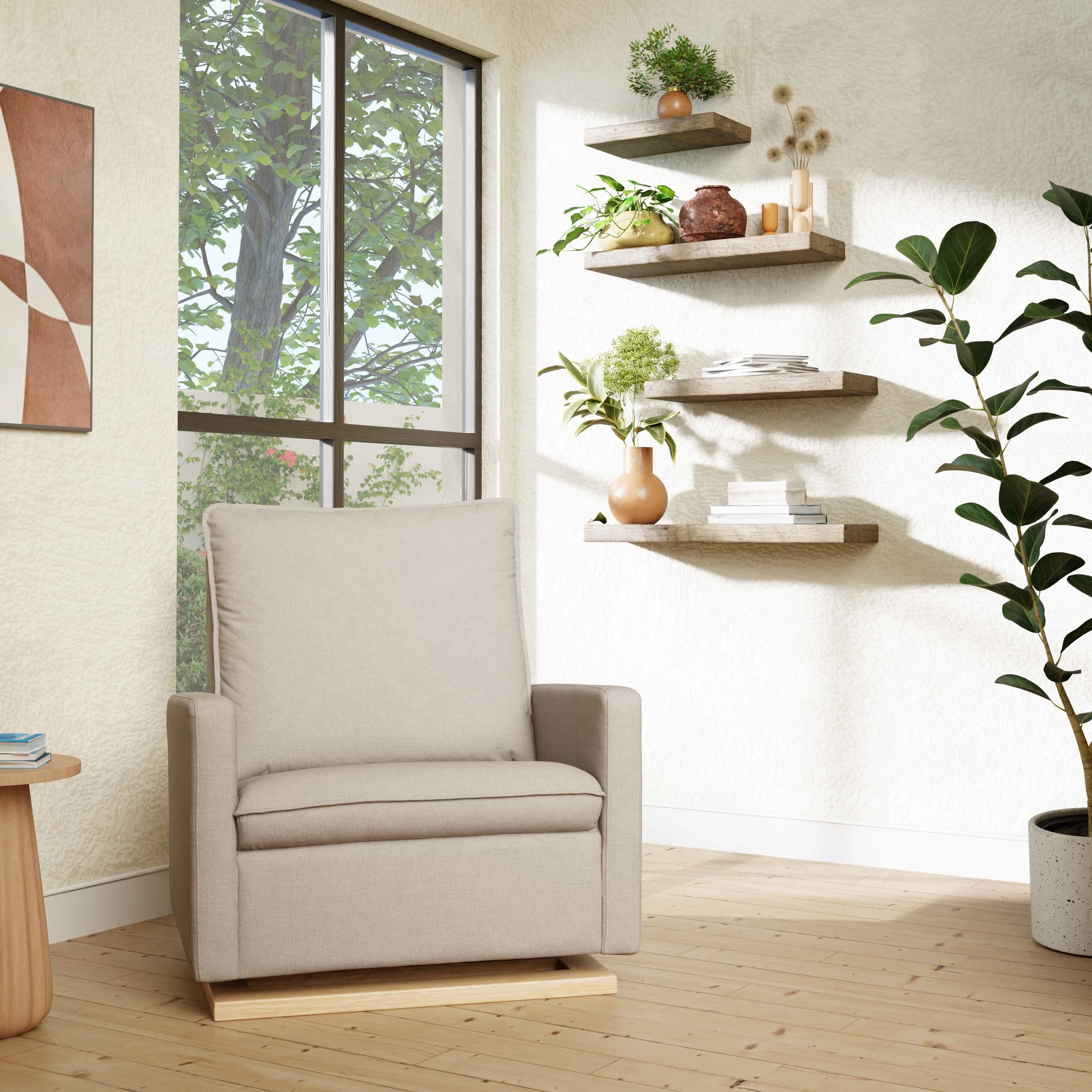 Cali Pillowback Chair and a Half Glider in Eco-Performance Fabric | Water Repellent & Stain Resistant - Image 3