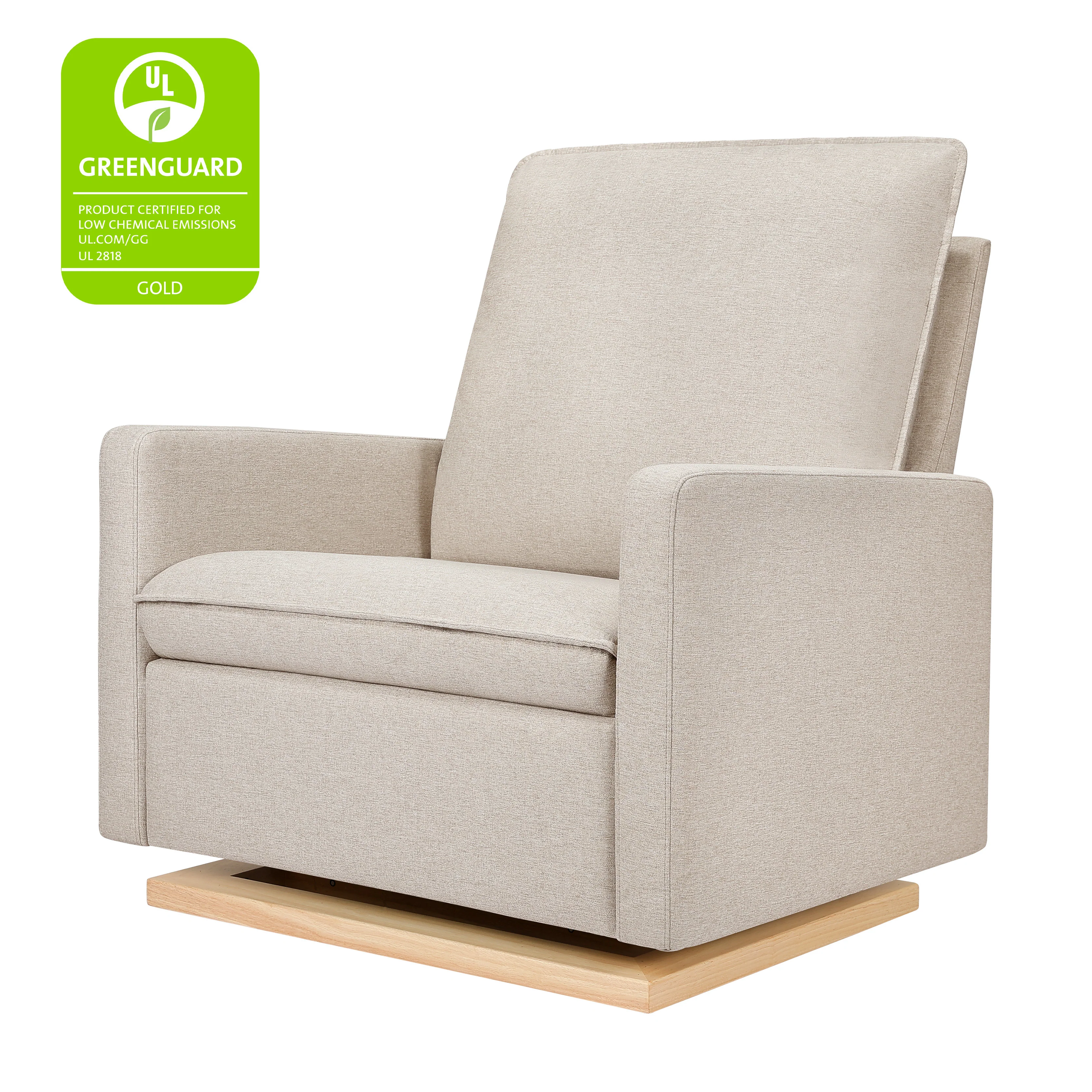 Cali Pillowback Chair and a Half Glider in Eco-Performance Fabric | Water Repellent & Stain Resistant - Image 7