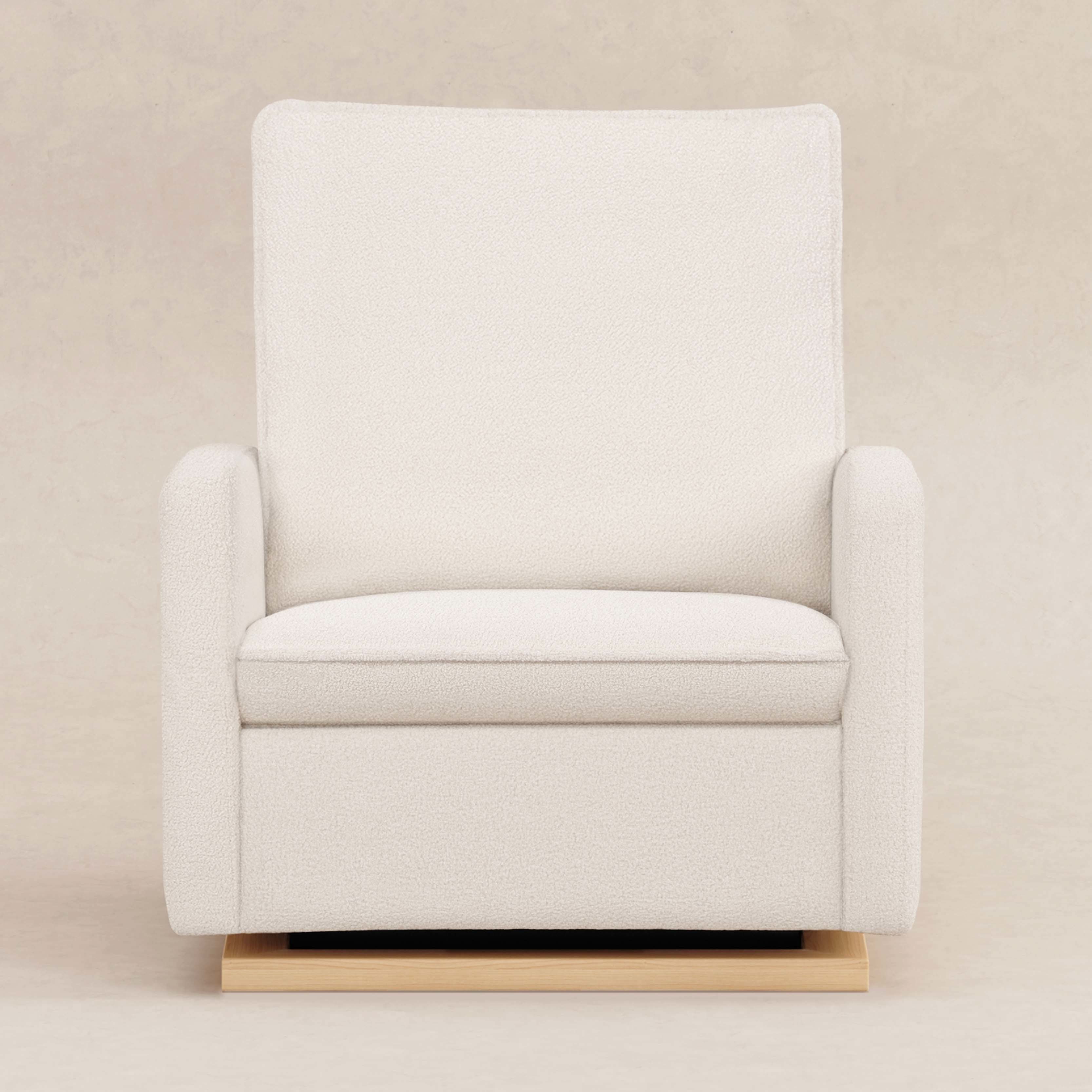 Cali Pillowback Chair and a Half Glider in Fleece - Image 4