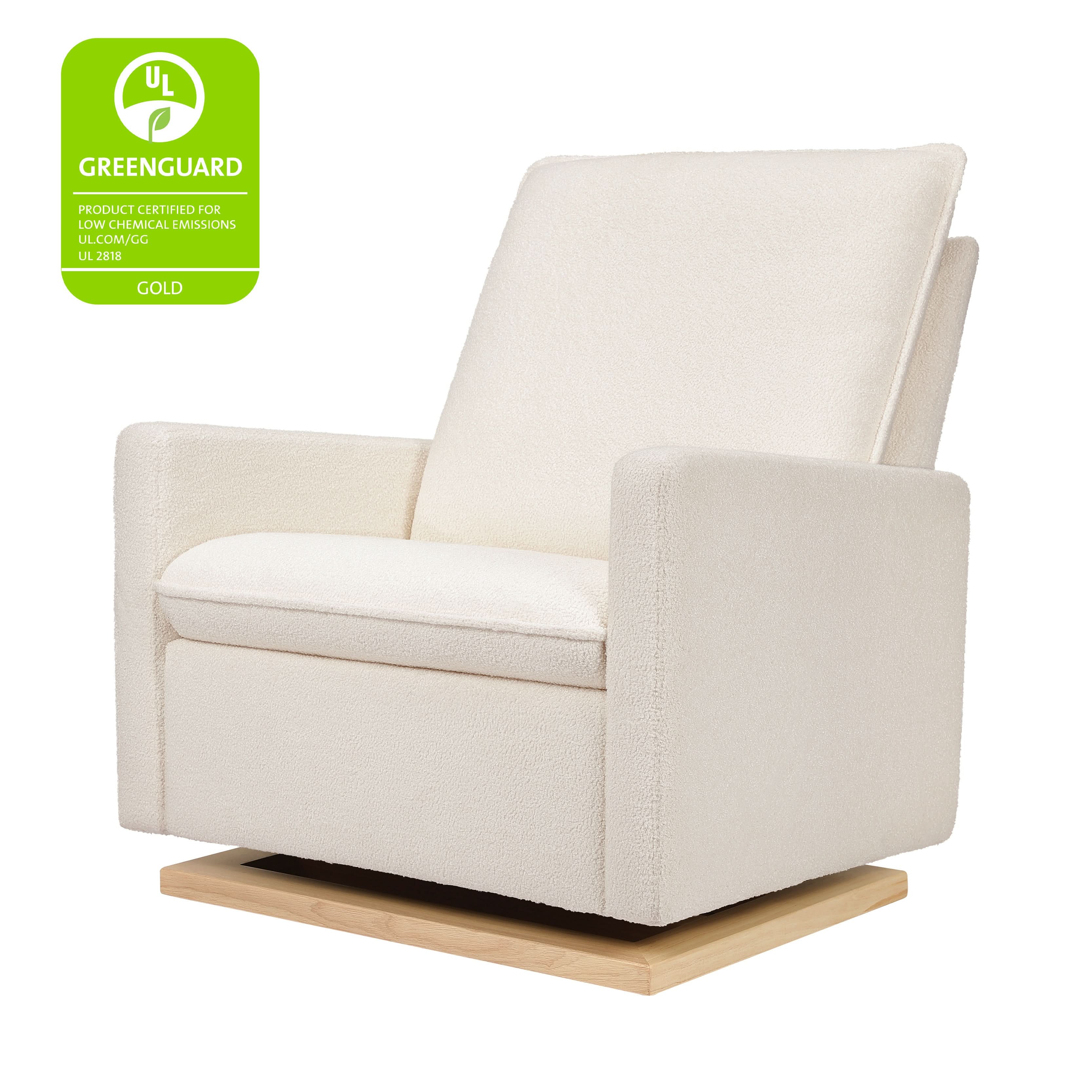 Cali Pillowback Chair and a Half Glider in Fleece - Image 5