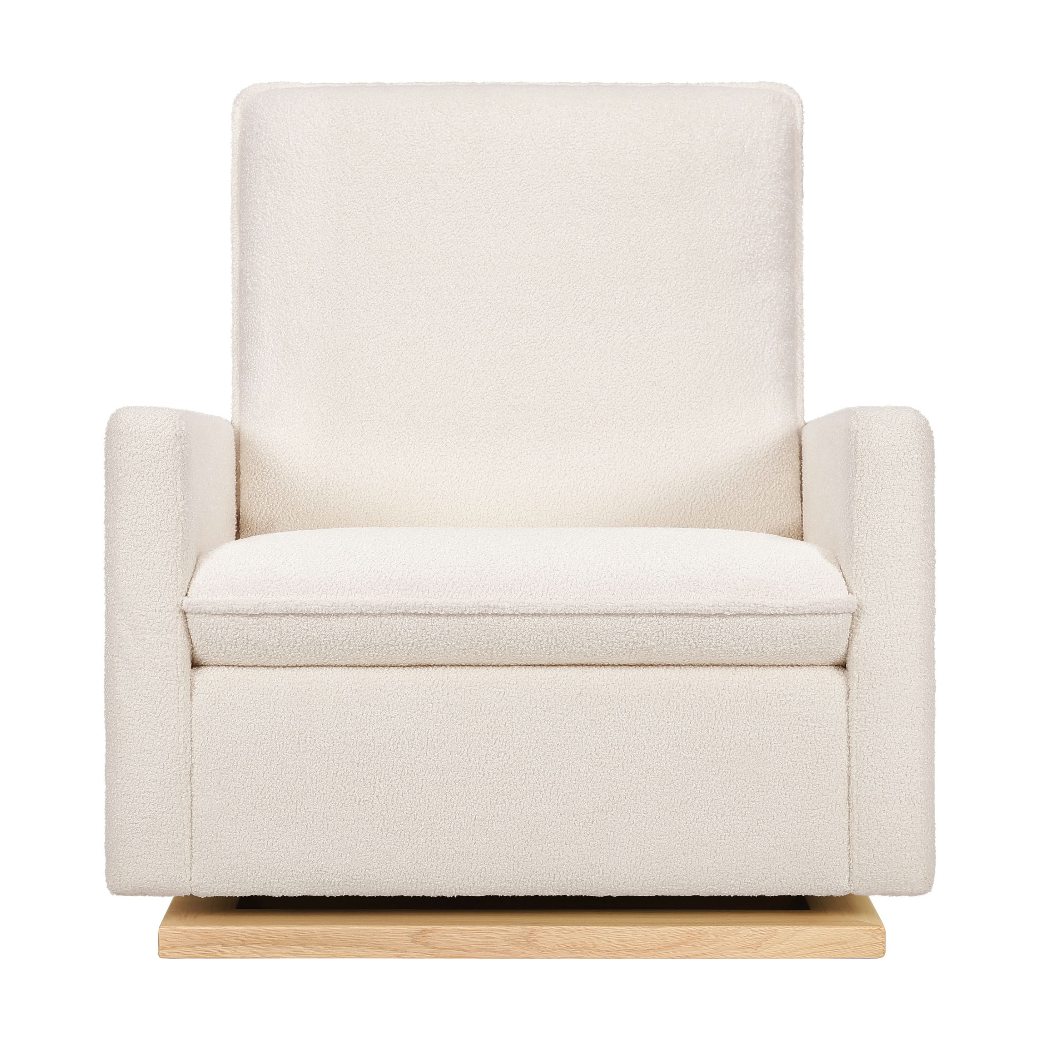 Cali Pillowback Chair and a Half Glider in Fleece - Image 6
