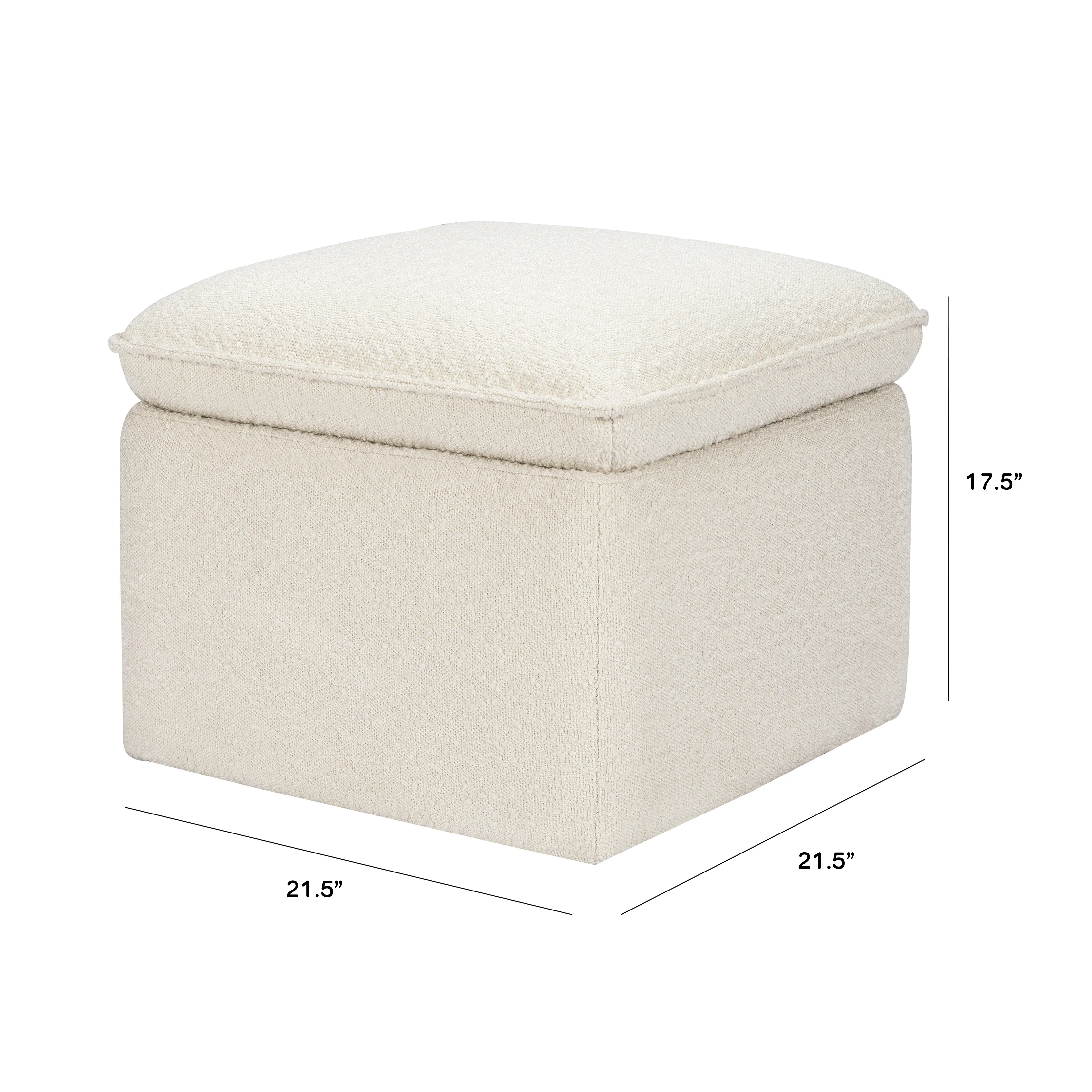 Cali Storage Ottoman in Boucle - Image 13