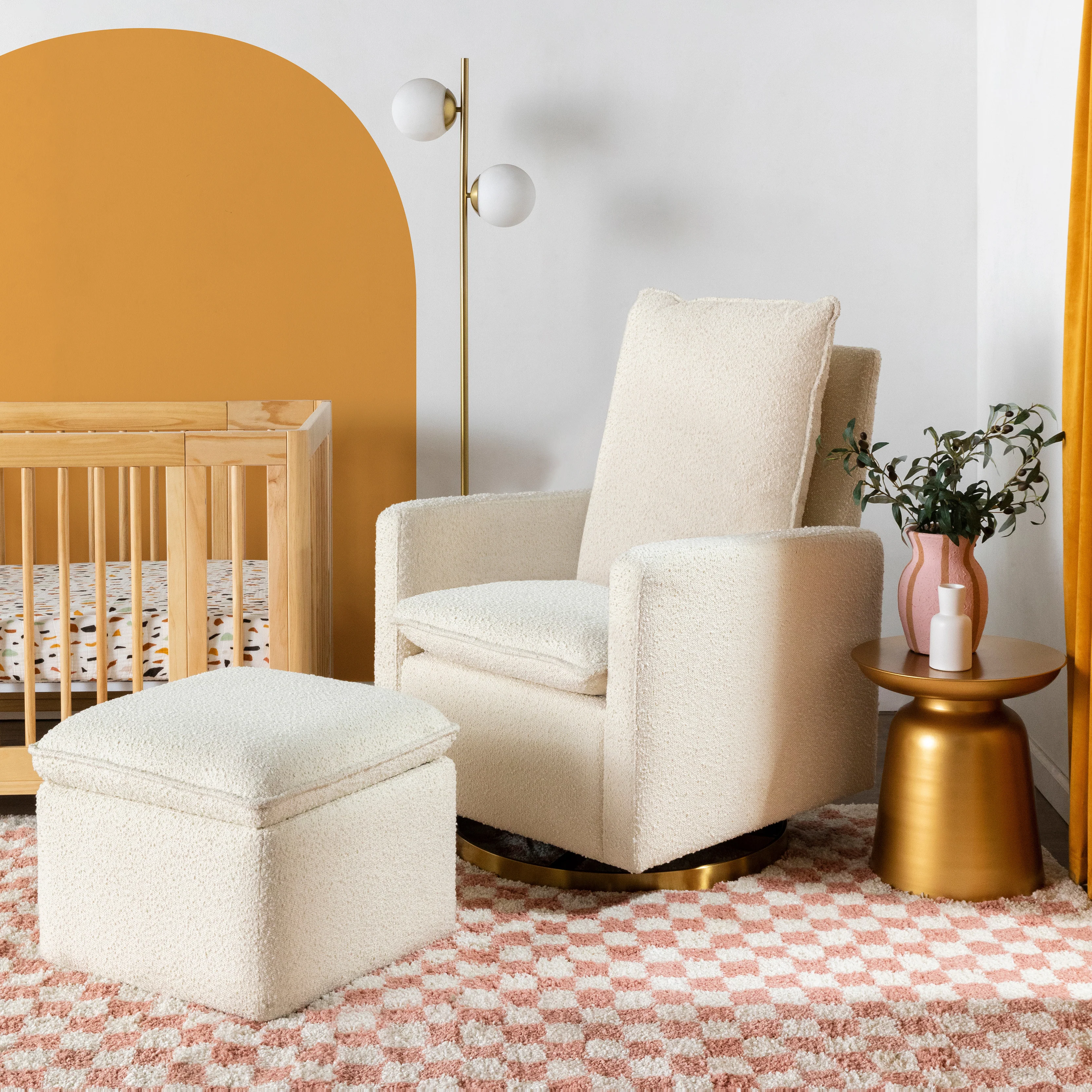 Cali Storage Ottoman in Boucle - Image 4