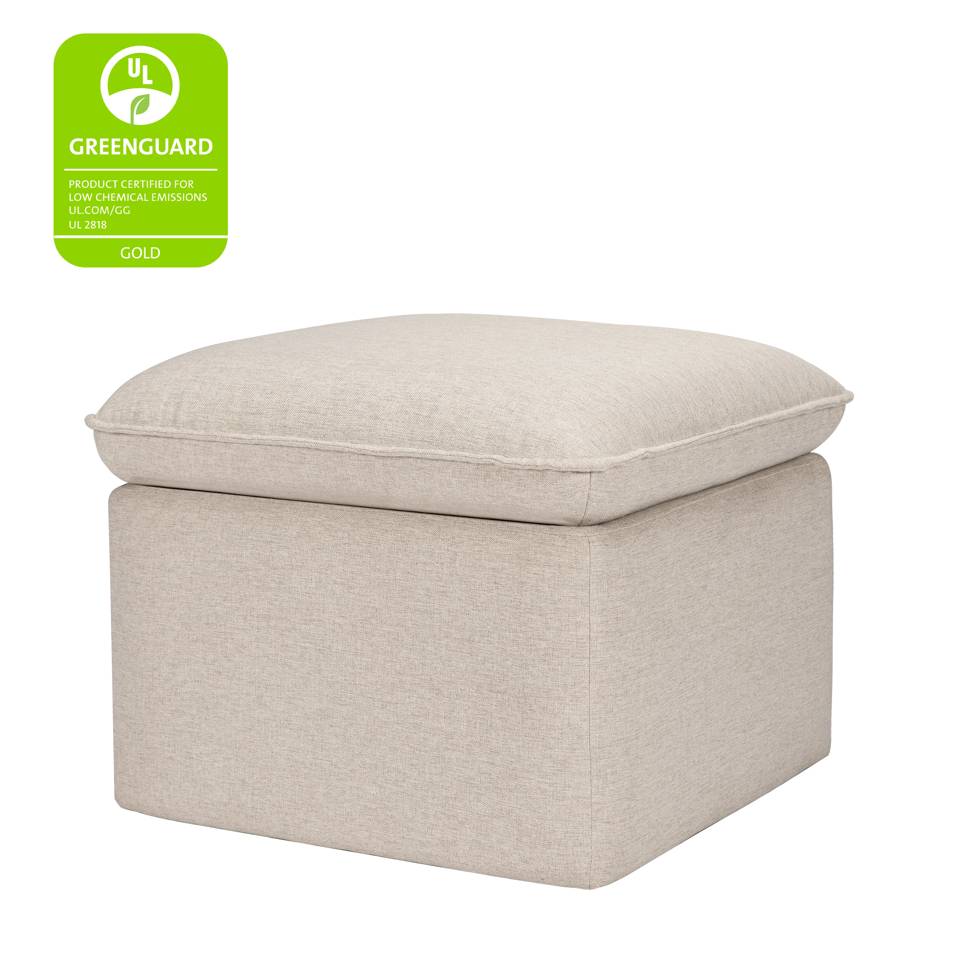 Cali Storage Ottoman in Eco-Performance Fabric | Water Repellent & Stain Resistant - Image 12