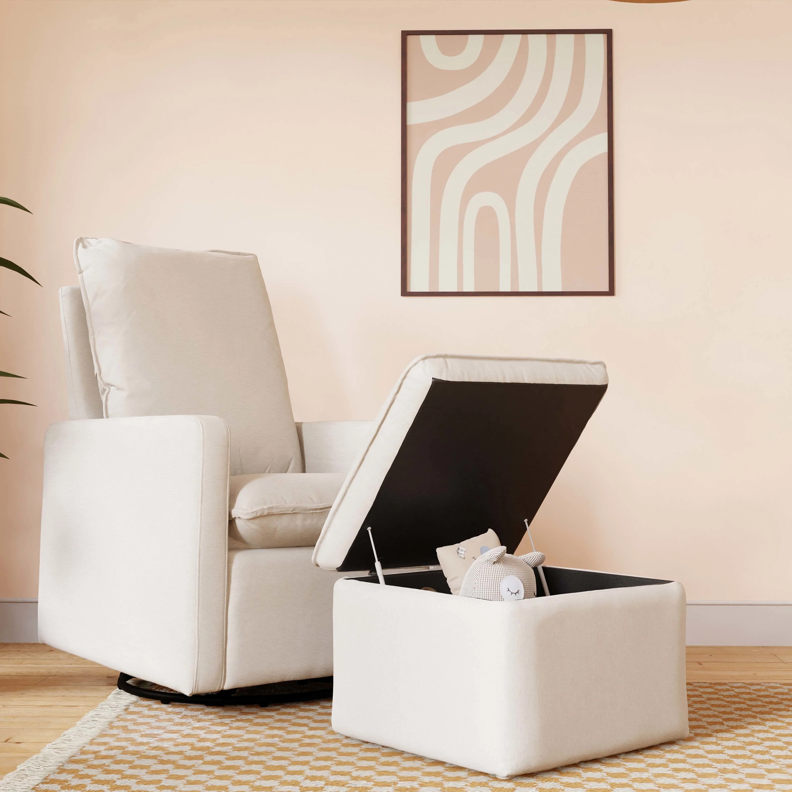 Cali Storage Ottoman in Eco-Performance Fabric | Water Repellent & Stain Resistant - Image 18