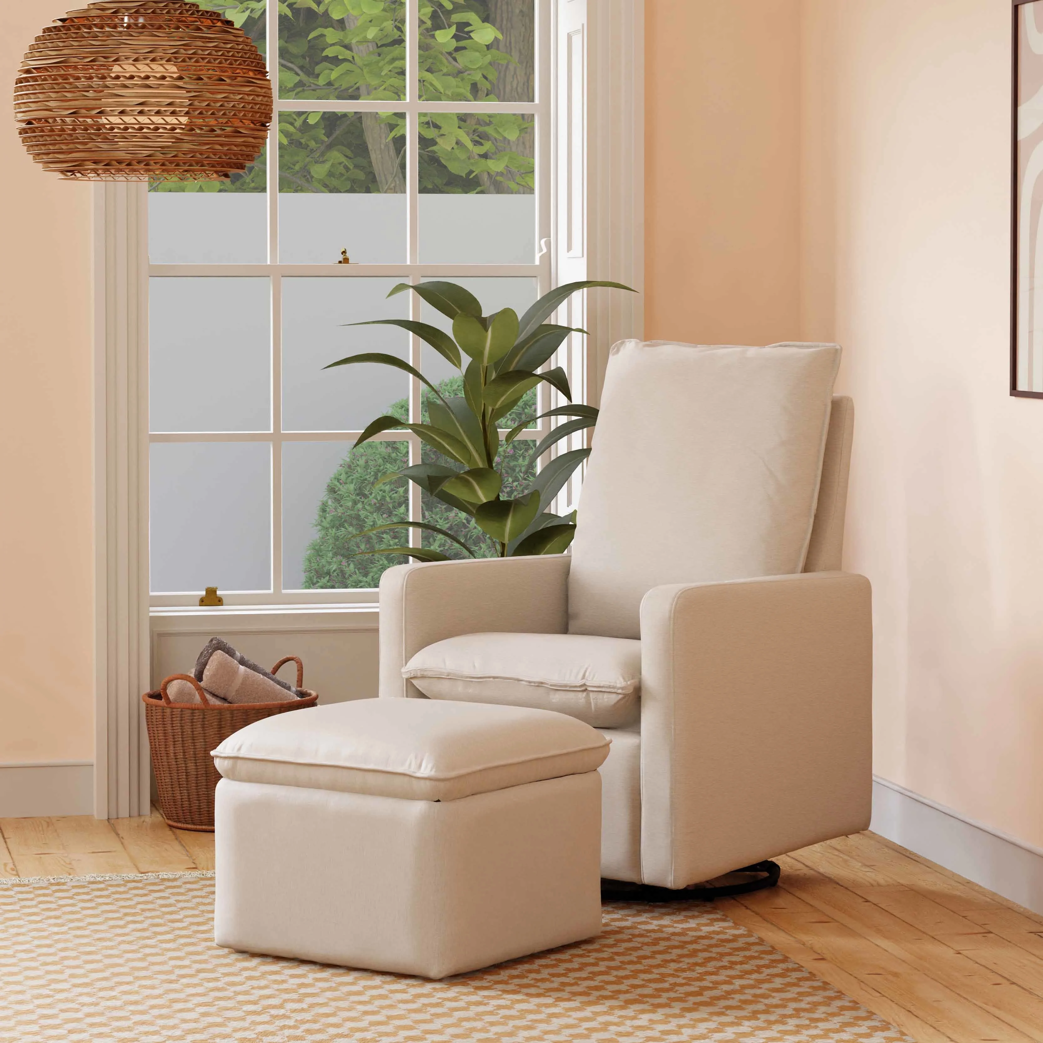 Cali Storage Ottoman in Eco-Performance Fabric | Water Repellent & Stain Resistant - Image 21