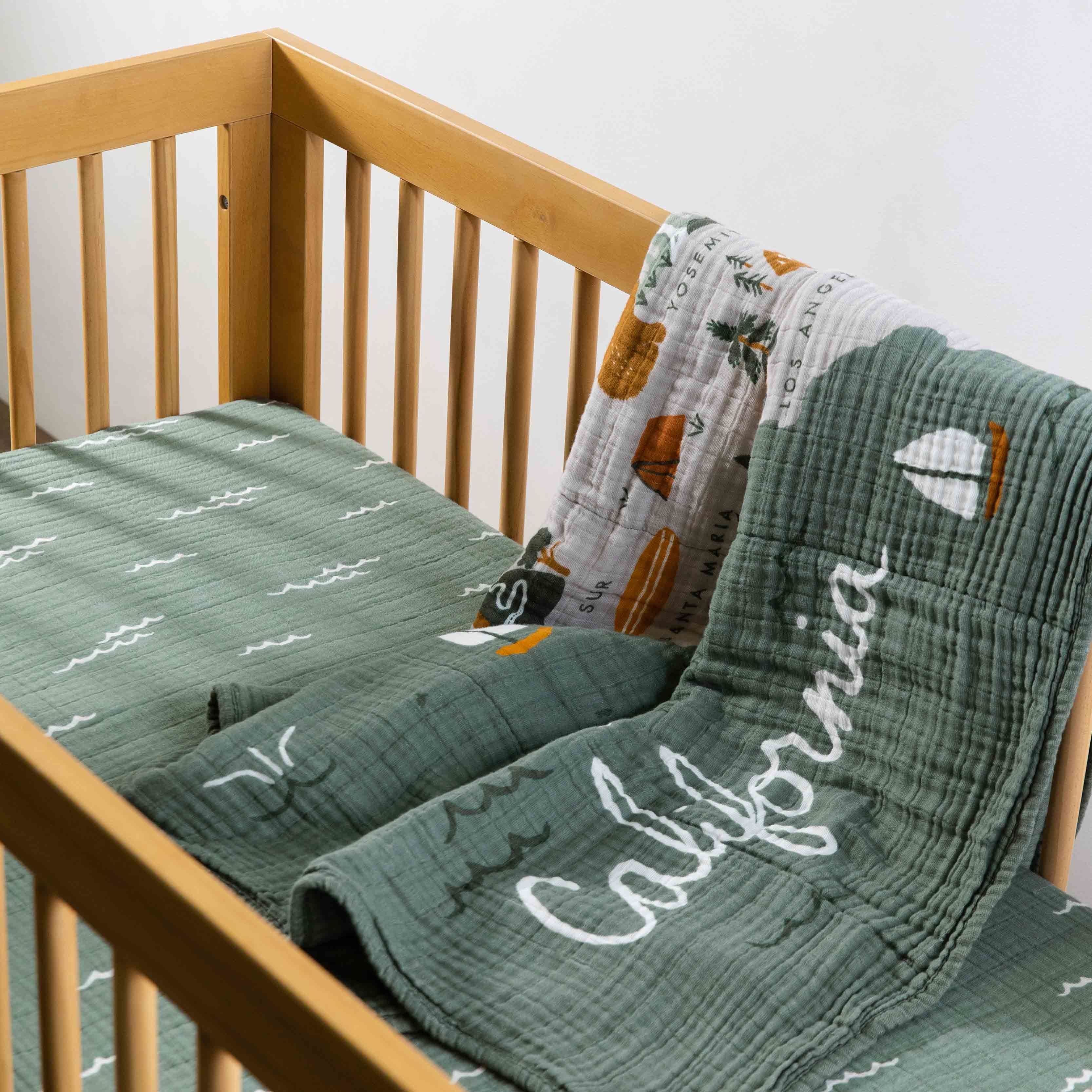 Crib Sheet in GOTS Certified Organic Muslin Cotton - Image 10