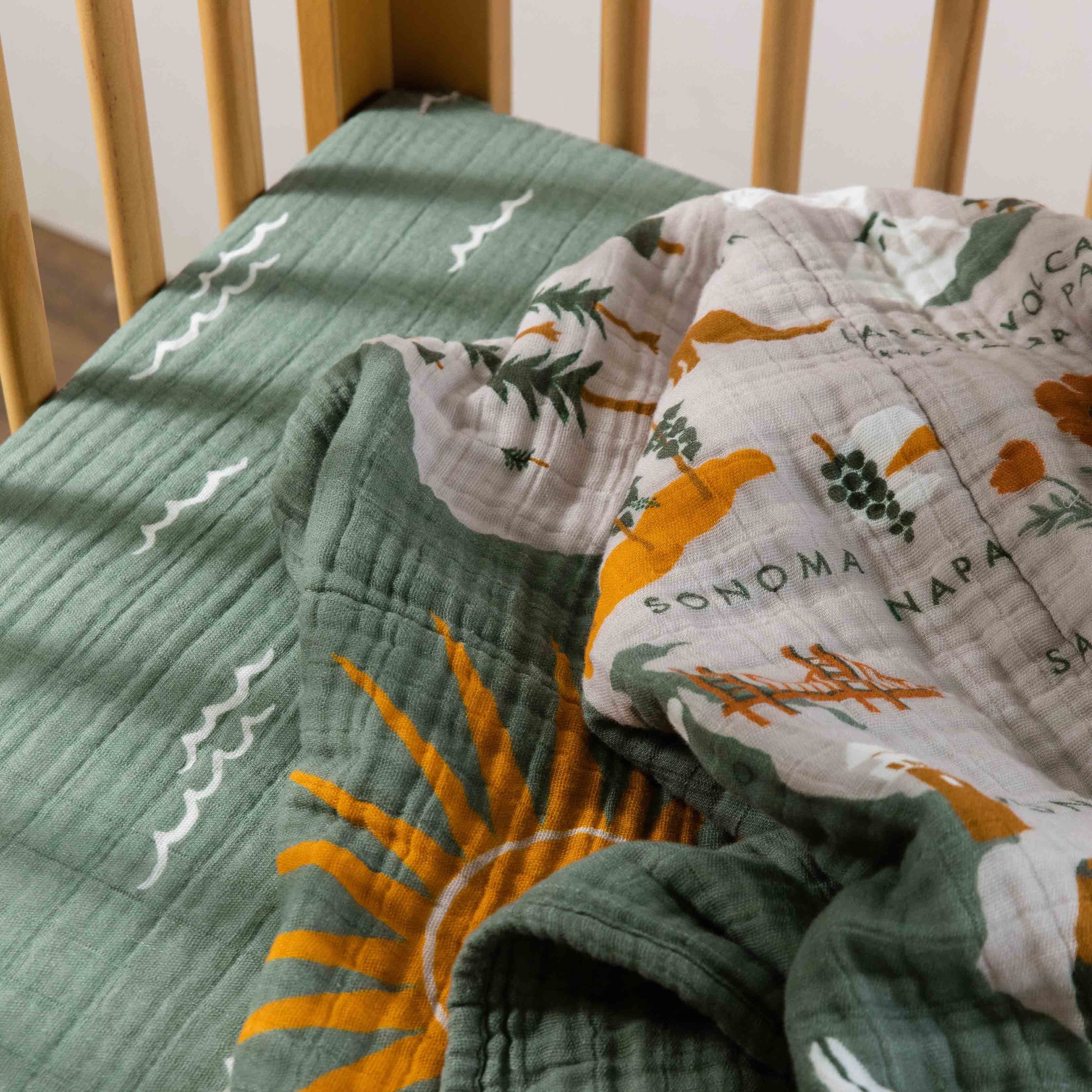 Crib Sheet in GOTS Certified Organic Muslin Cotton - Image 11