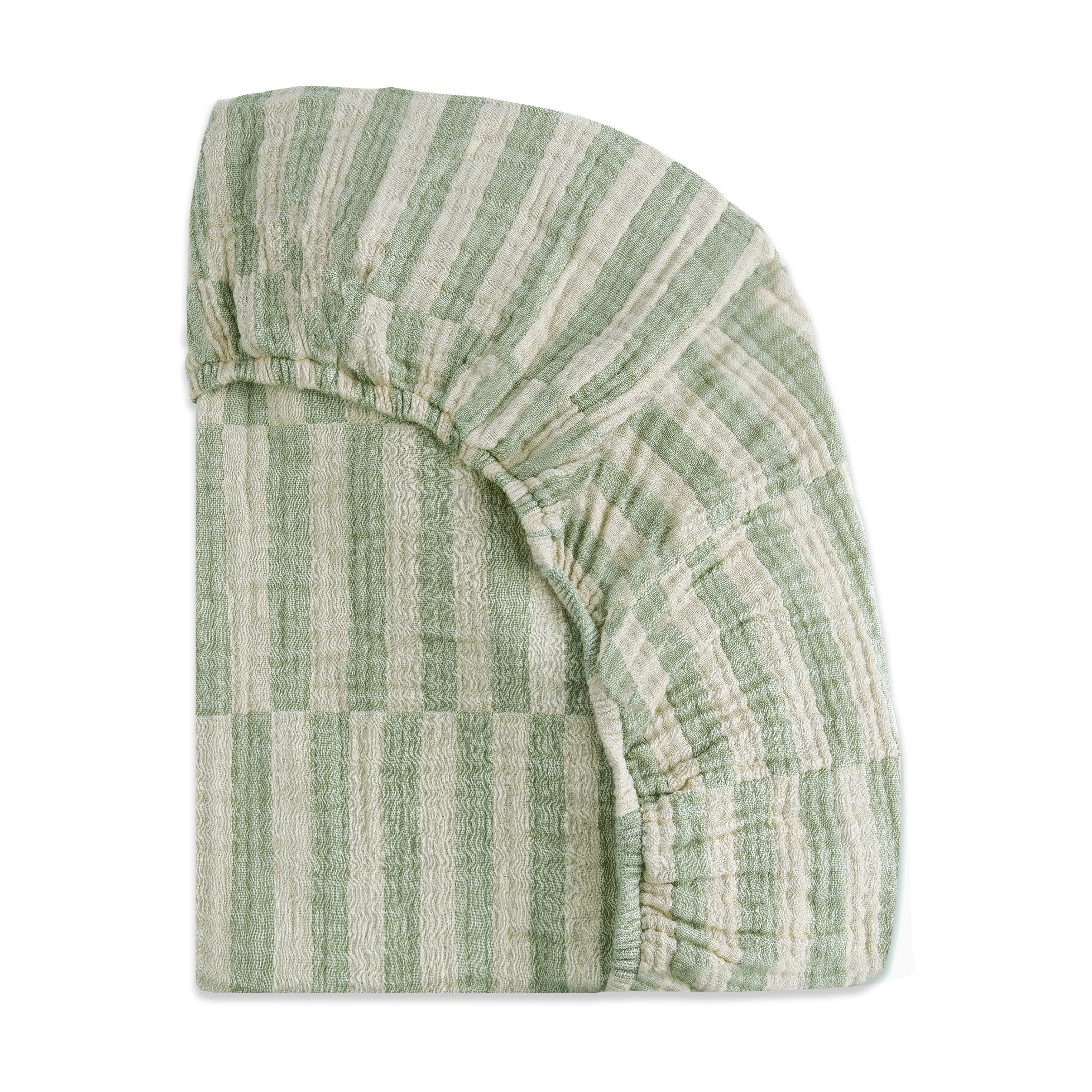 Crib Sheet in GOTS Certified Organic Muslin Cotton - Image 110
