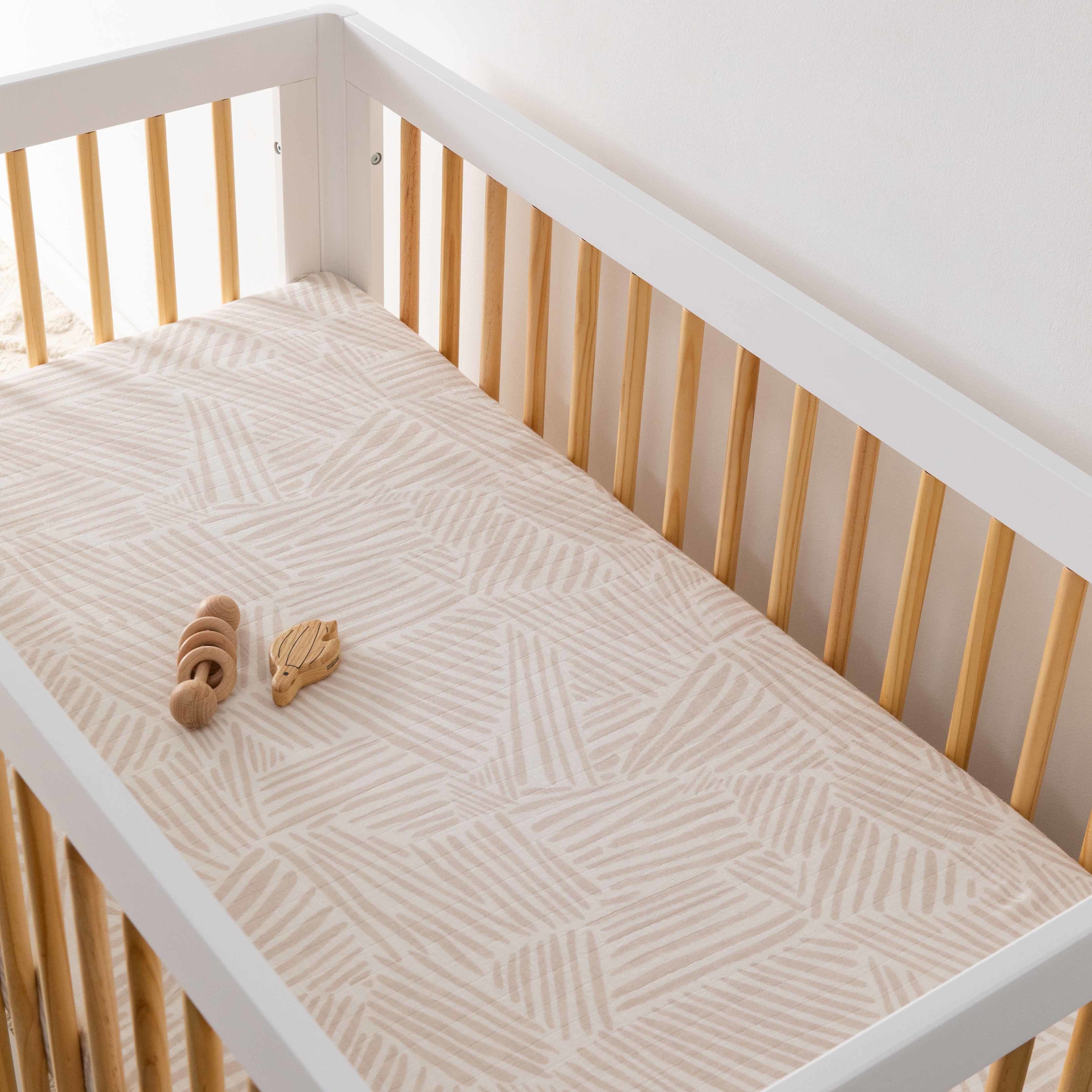 Crib Sheet in GOTS Certified Organic Muslin Cotton - Image 132