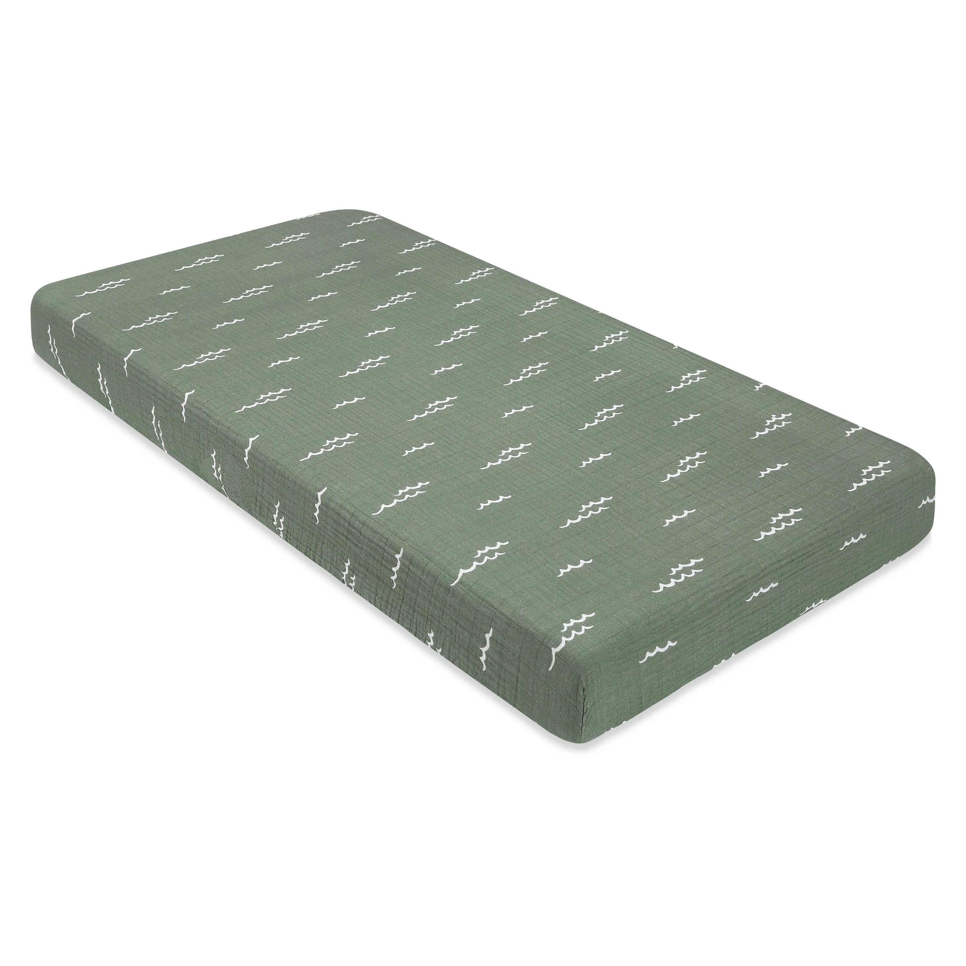 Crib Sheet in GOTS Certified Organic Muslin Cotton - Image 14