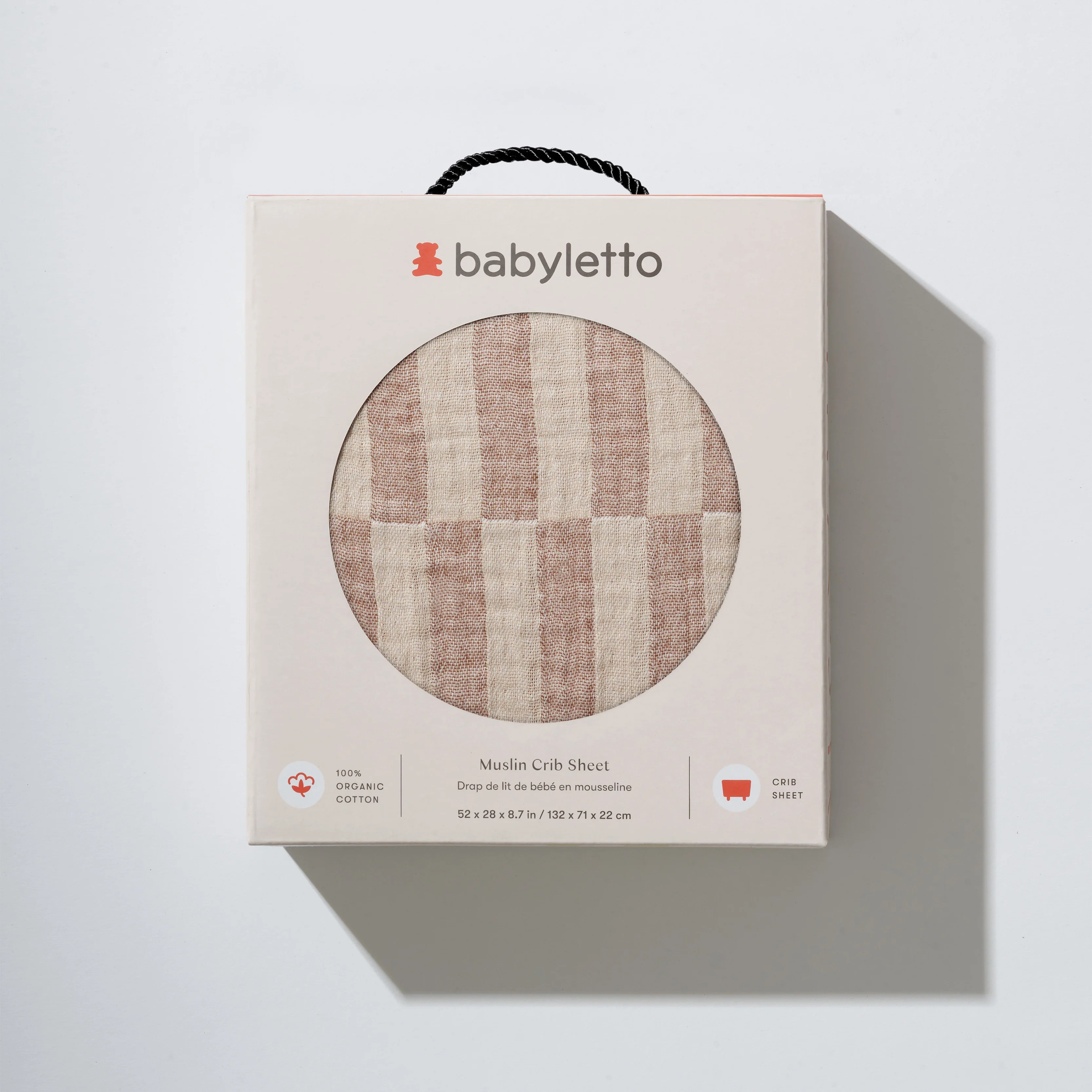 Crib Sheet in GOTS Certified Organic Muslin Cotton - Image 142