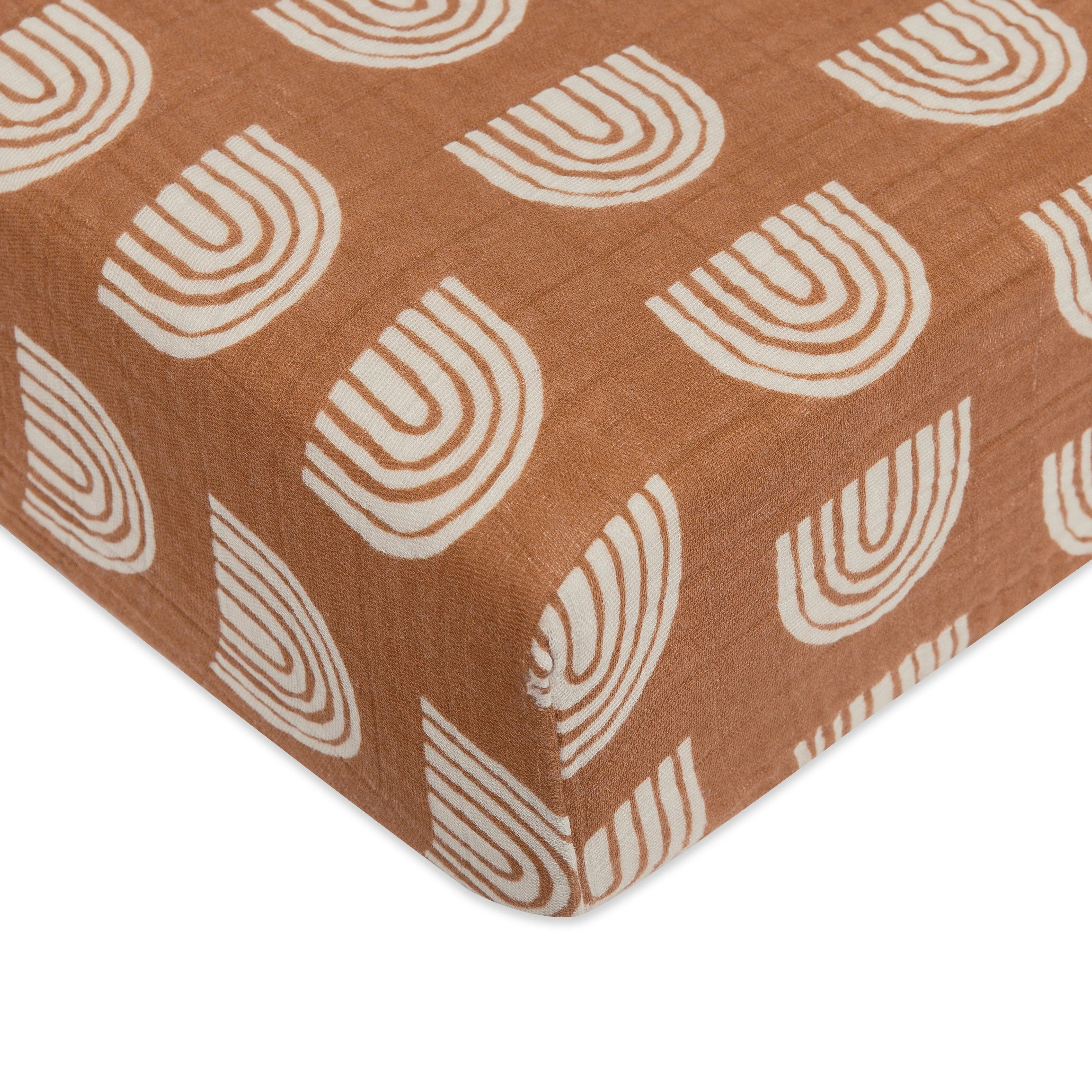 Crib Sheet in GOTS Certified Organic Muslin Cotton - Image 3