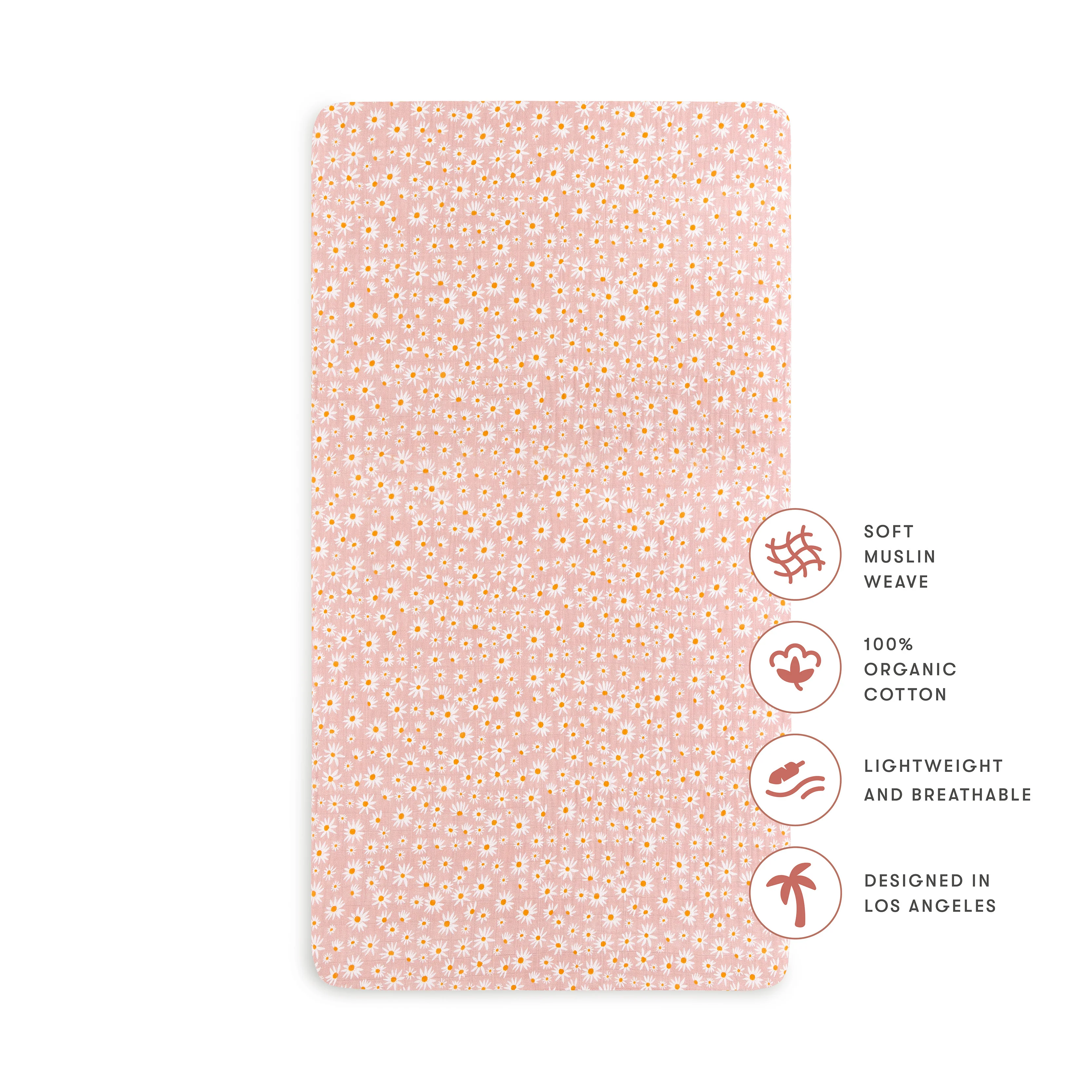 Crib Sheet in GOTS Certified Organic Muslin Cotton - Image 50