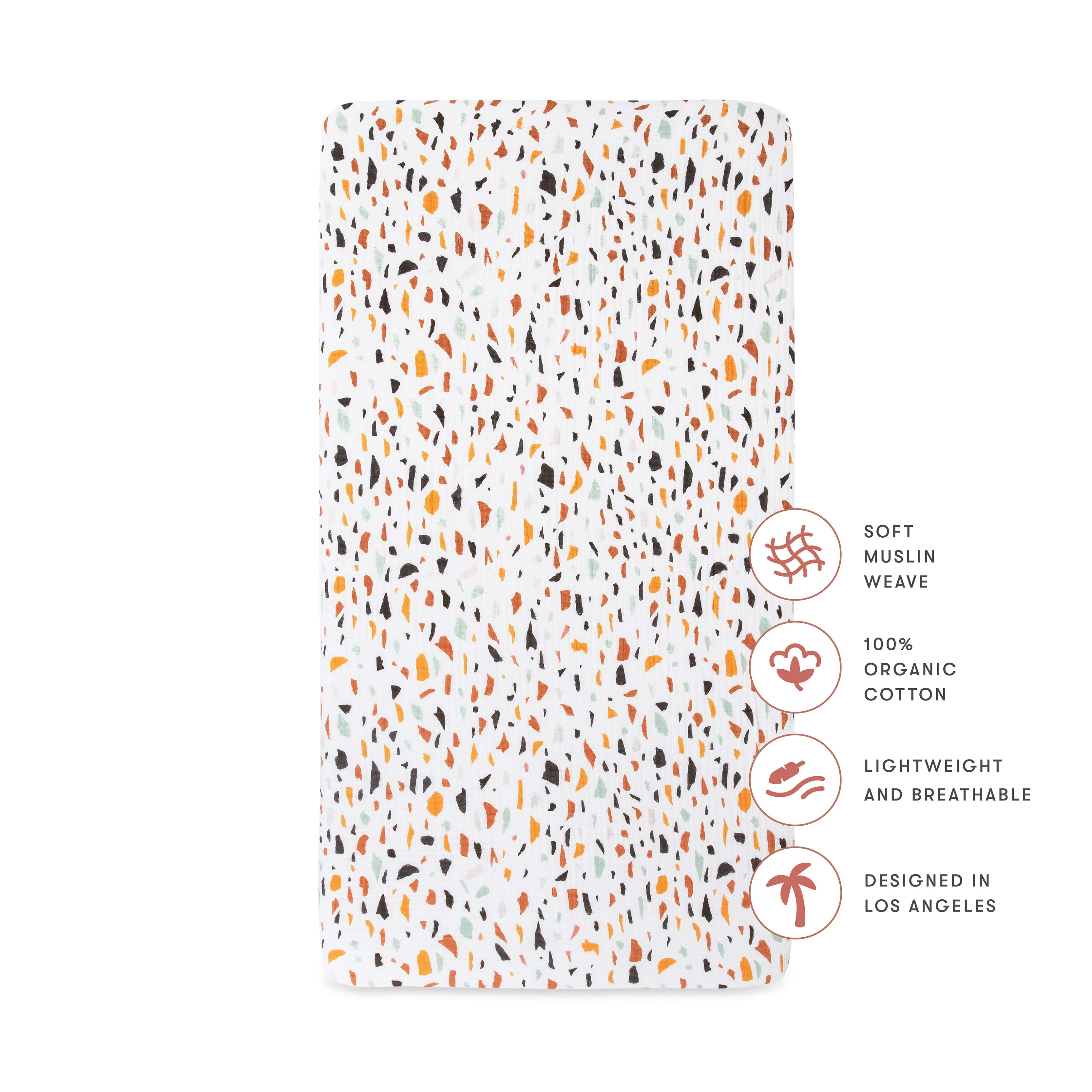 Crib Sheet in GOTS Certified Organic Muslin Cotton - Image 57