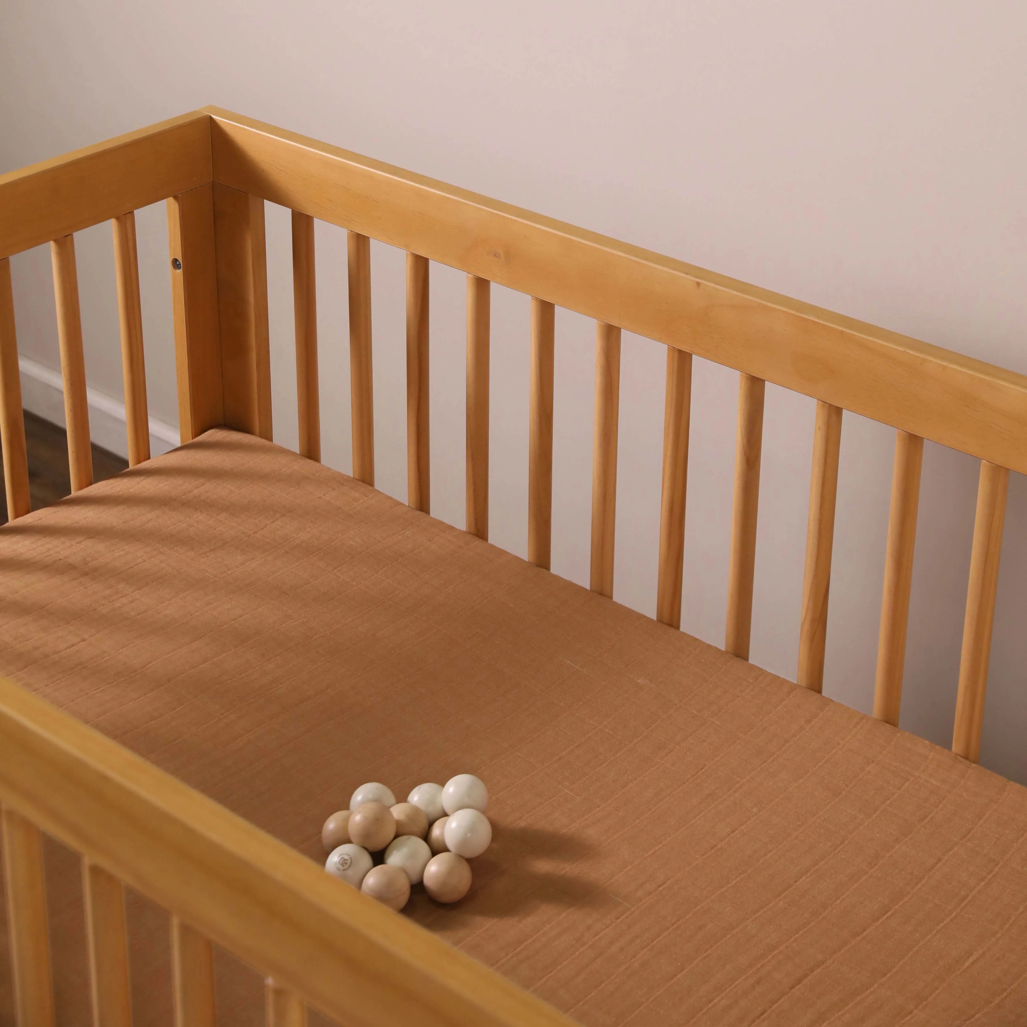 Crib Sheet in GOTS Certified Organic Muslin Cotton - Image 60