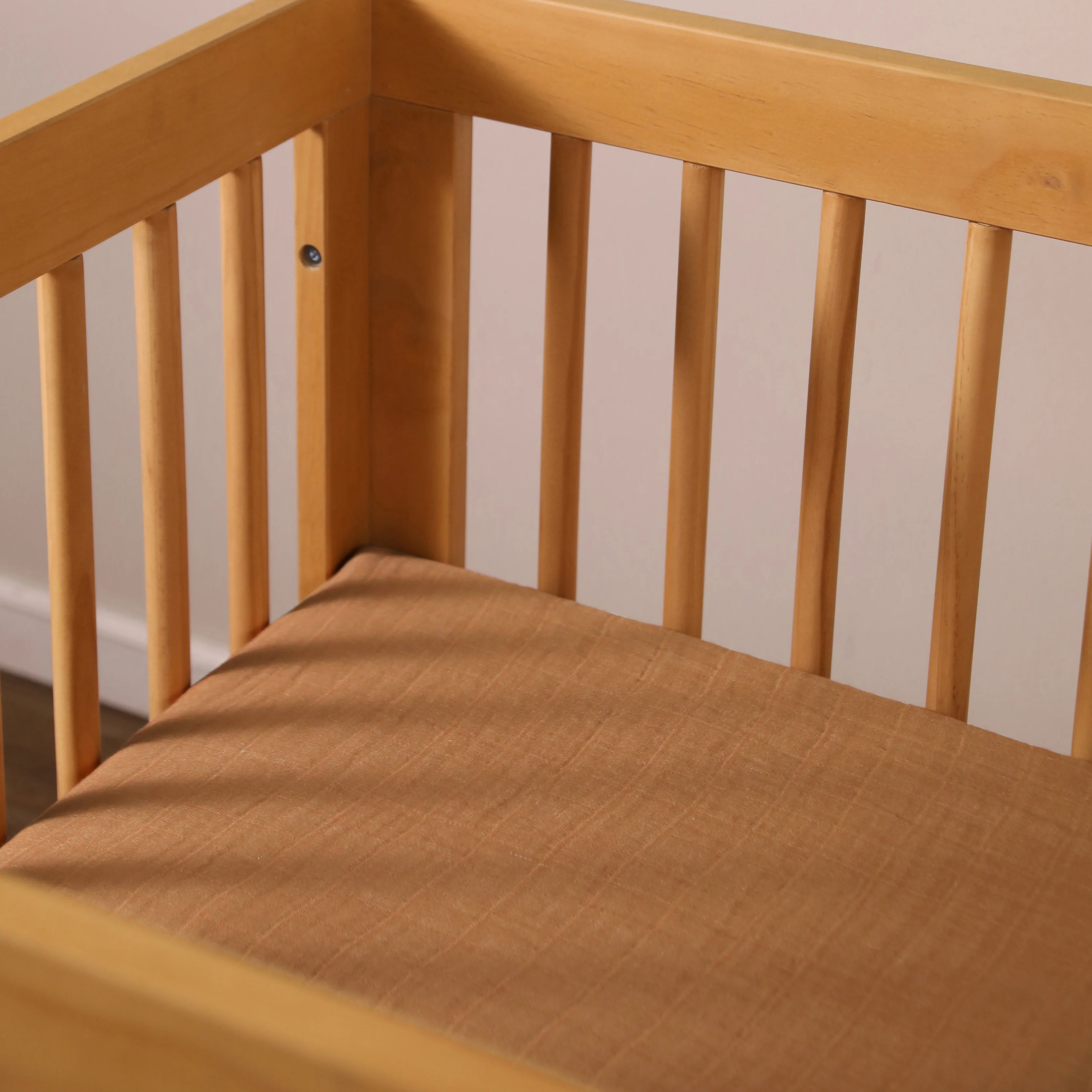 Crib Sheet in GOTS Certified Organic Muslin Cotton - Image 61