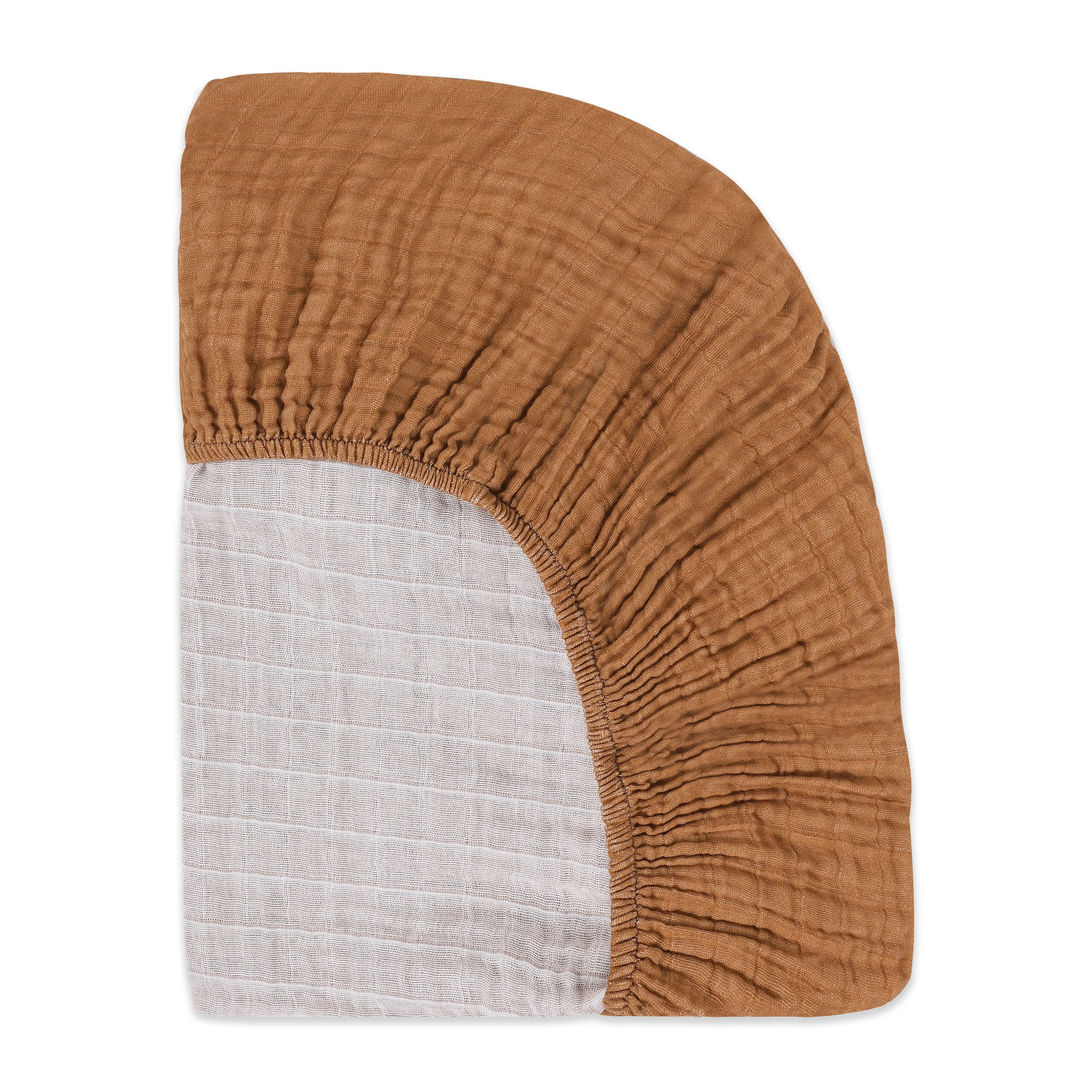 Crib Sheet in GOTS Certified Organic Muslin Cotton - Image 69