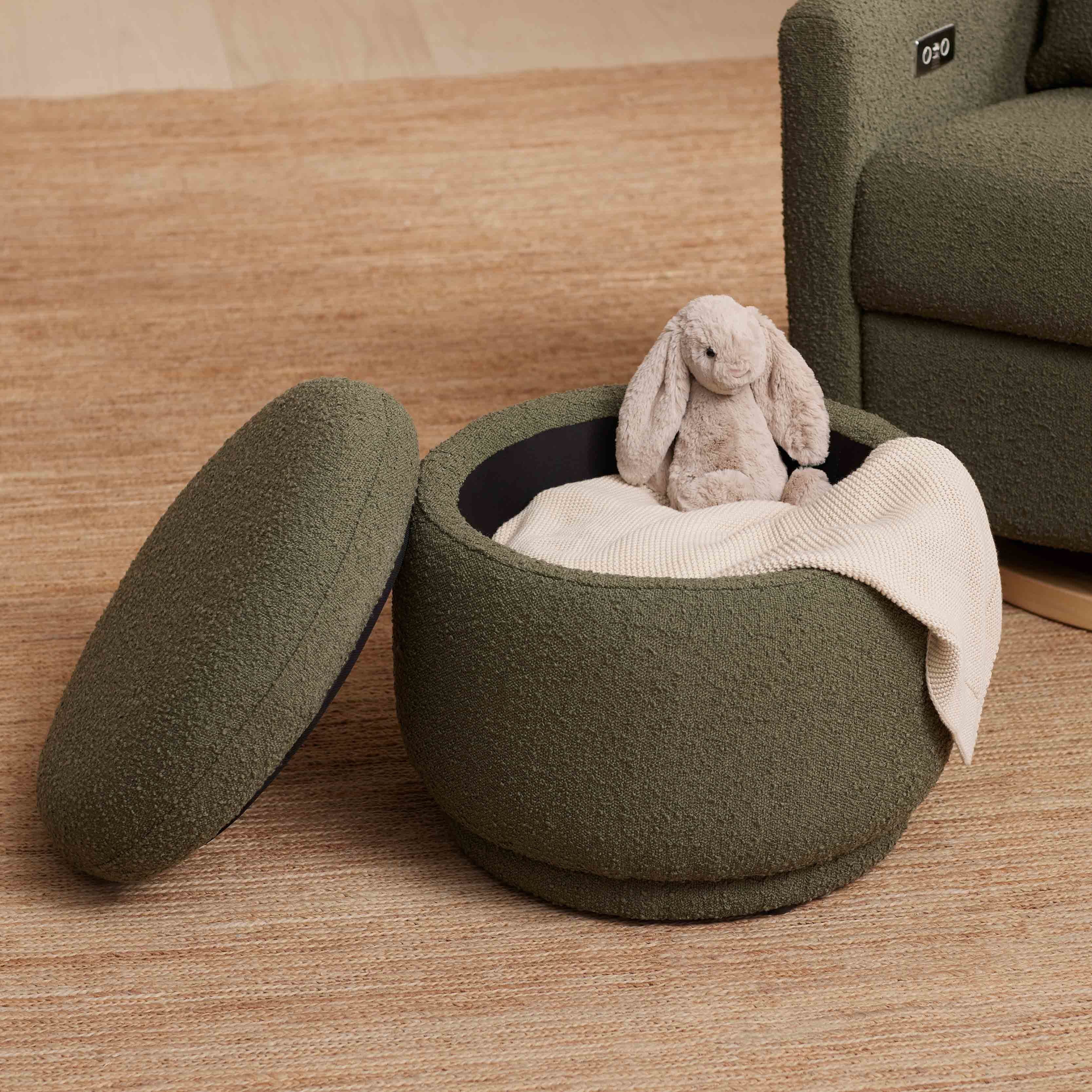 Enoki Storage Ottoman in Boucle - Image 13