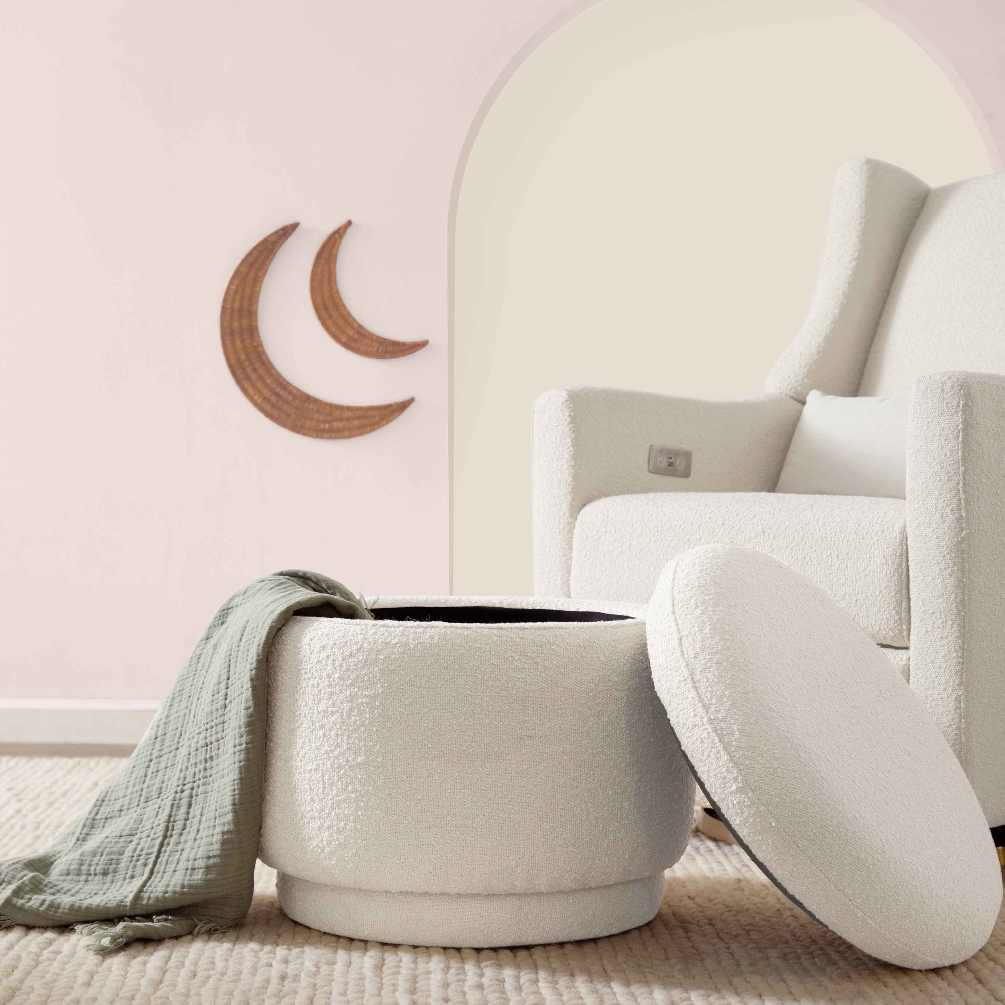 Enoki Storage Ottoman in Boucle - Image 23