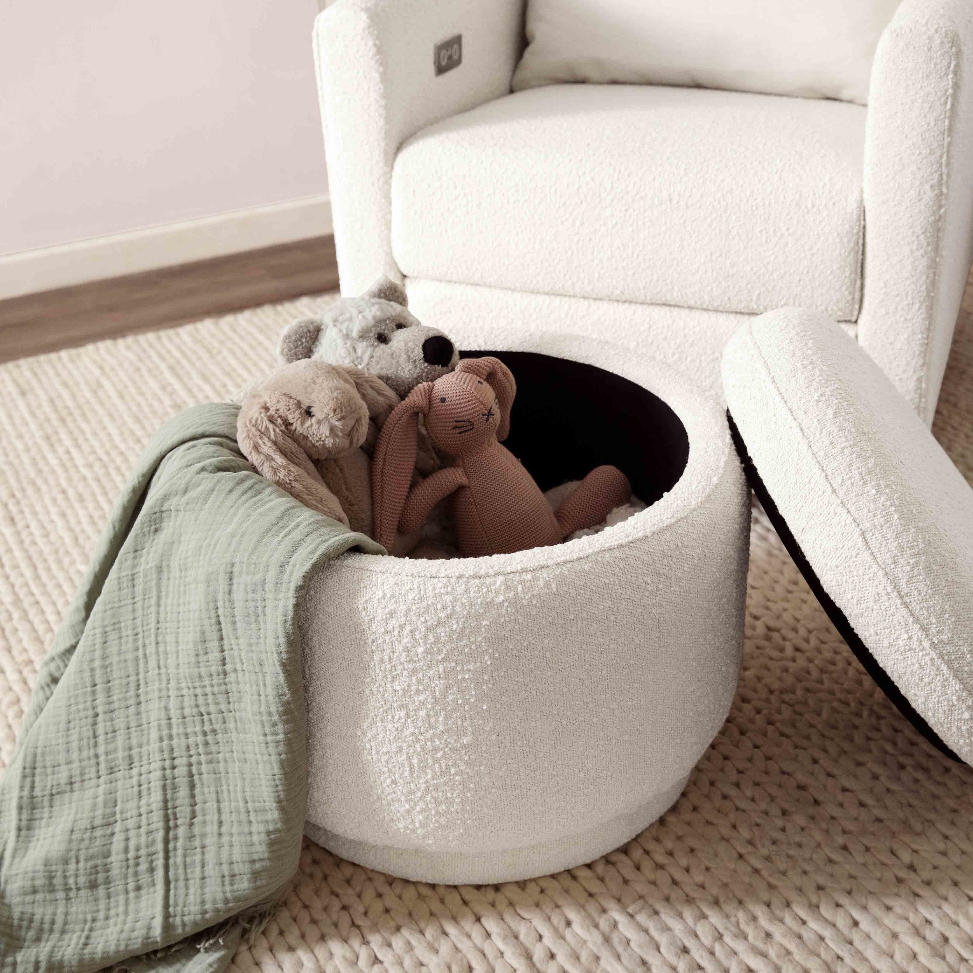 Enoki Storage Ottoman in Boucle - Image 24