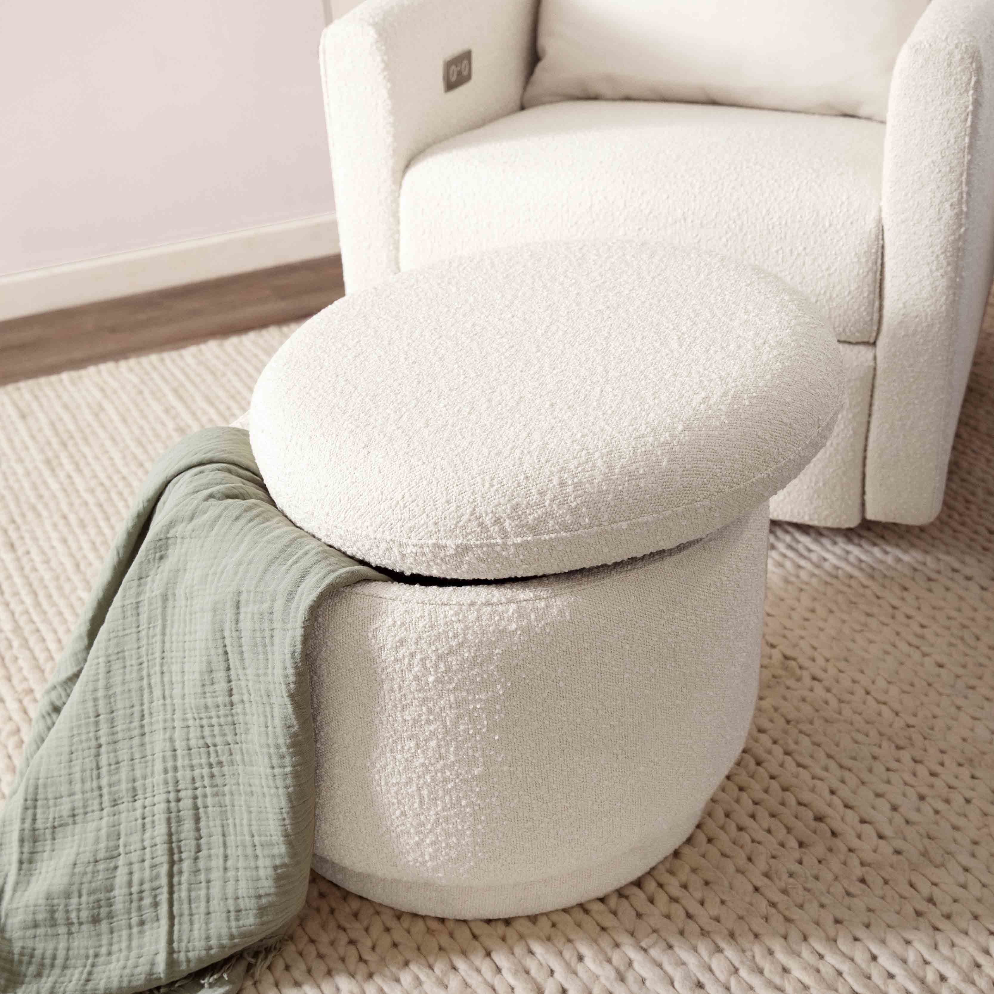 Enoki Storage Ottoman in Boucle - Image 25