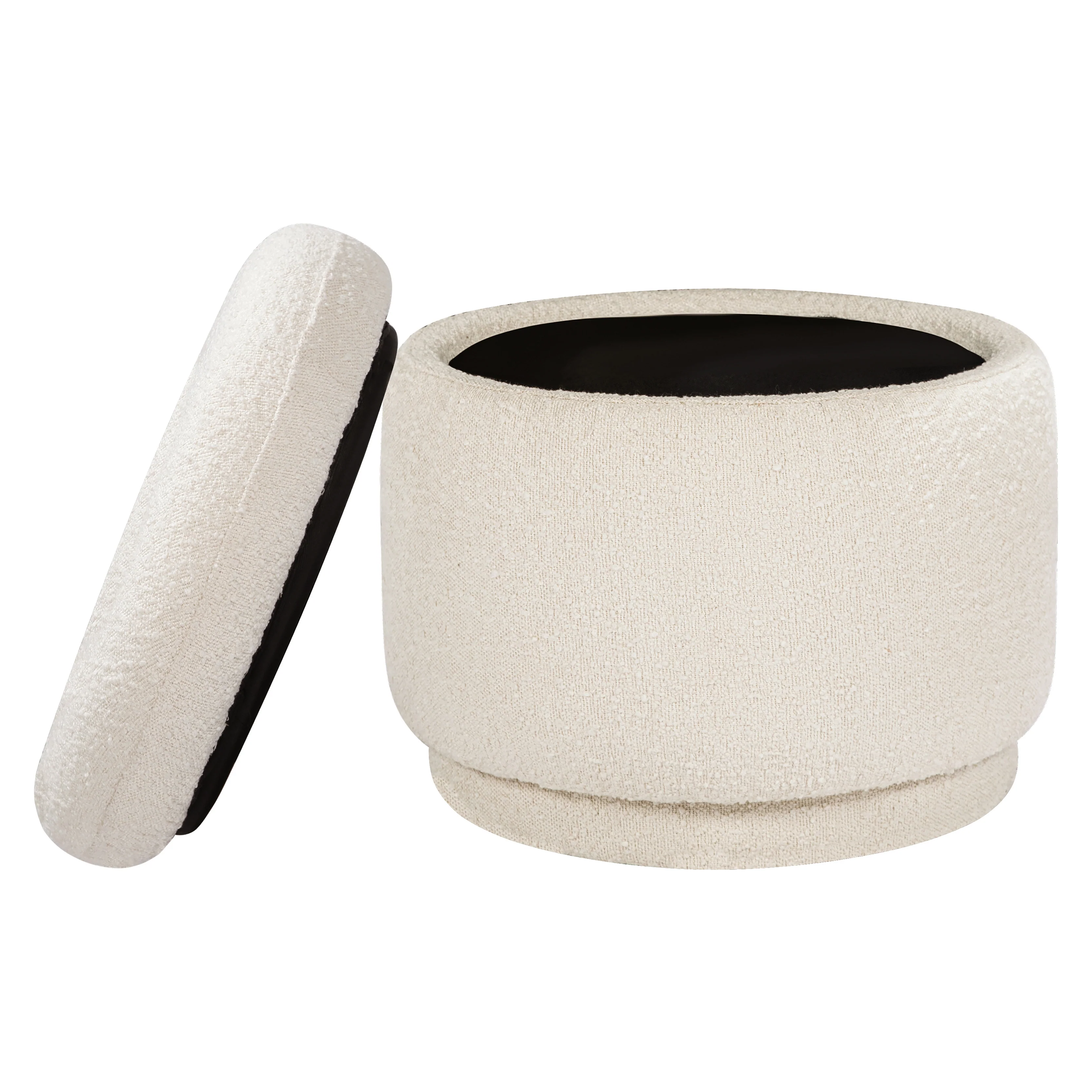 Enoki Storage Ottoman in Boucle - Image 32