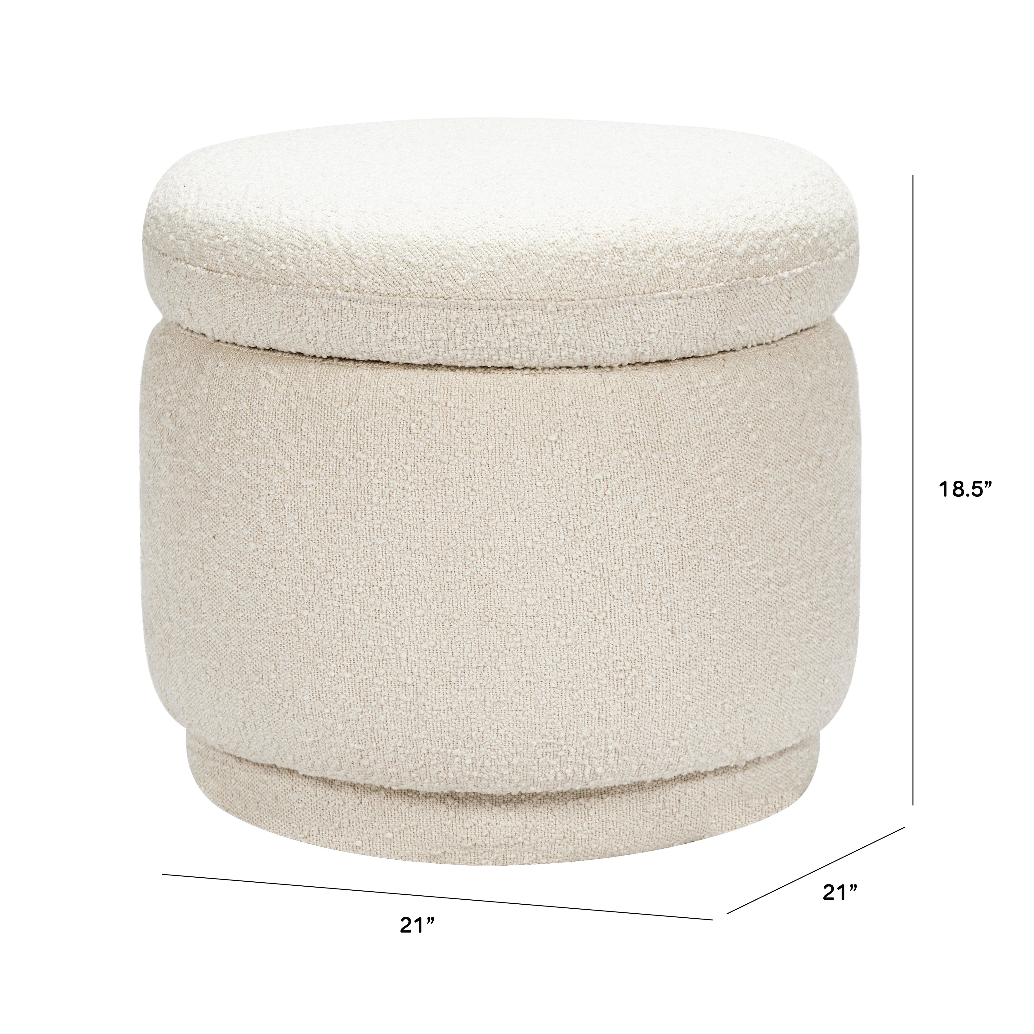 Enoki Storage Ottoman in Boucle - Image 34