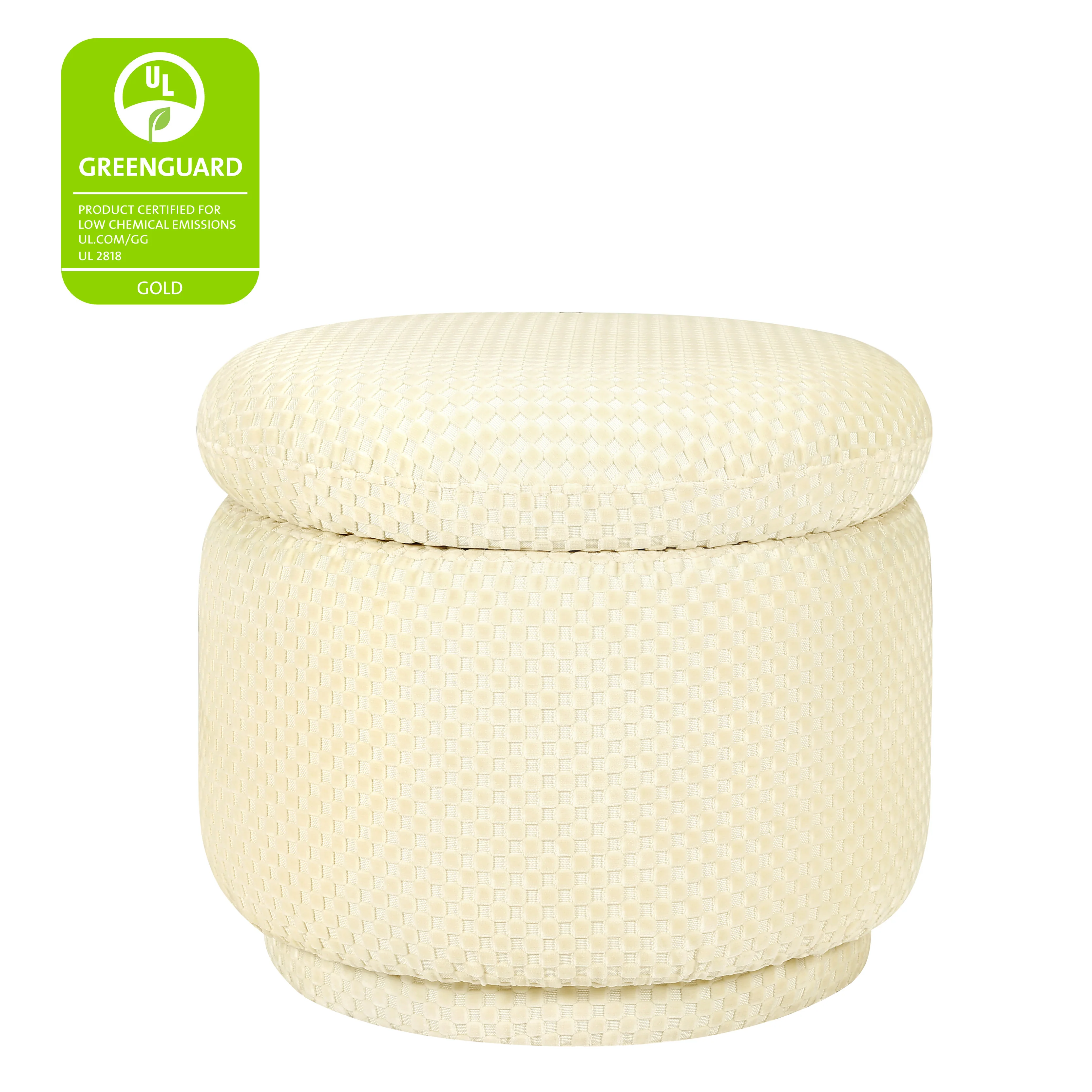 Enoki Storage Ottoman in Velvet Checker - Image 13