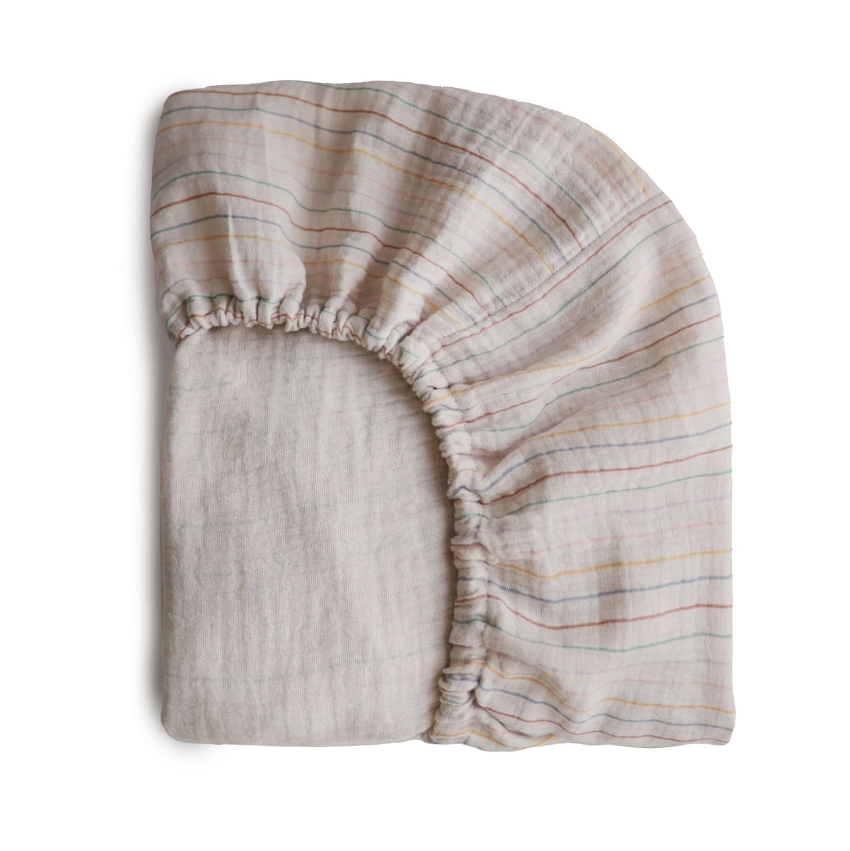 Mushie Extra Soft Muslin Crib Sheet - Image 13