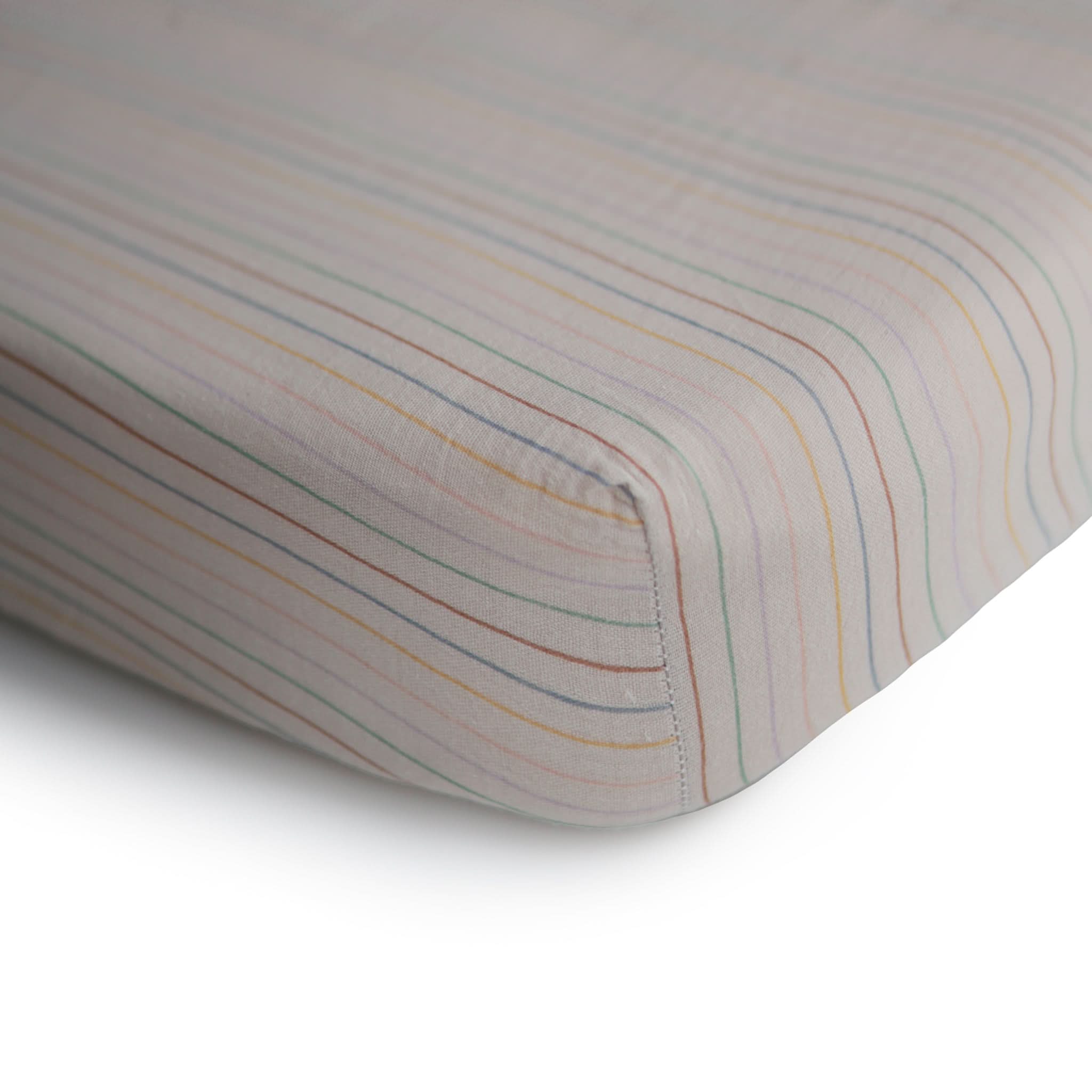 Mushie Extra Soft Muslin Crib Sheet - Image 14