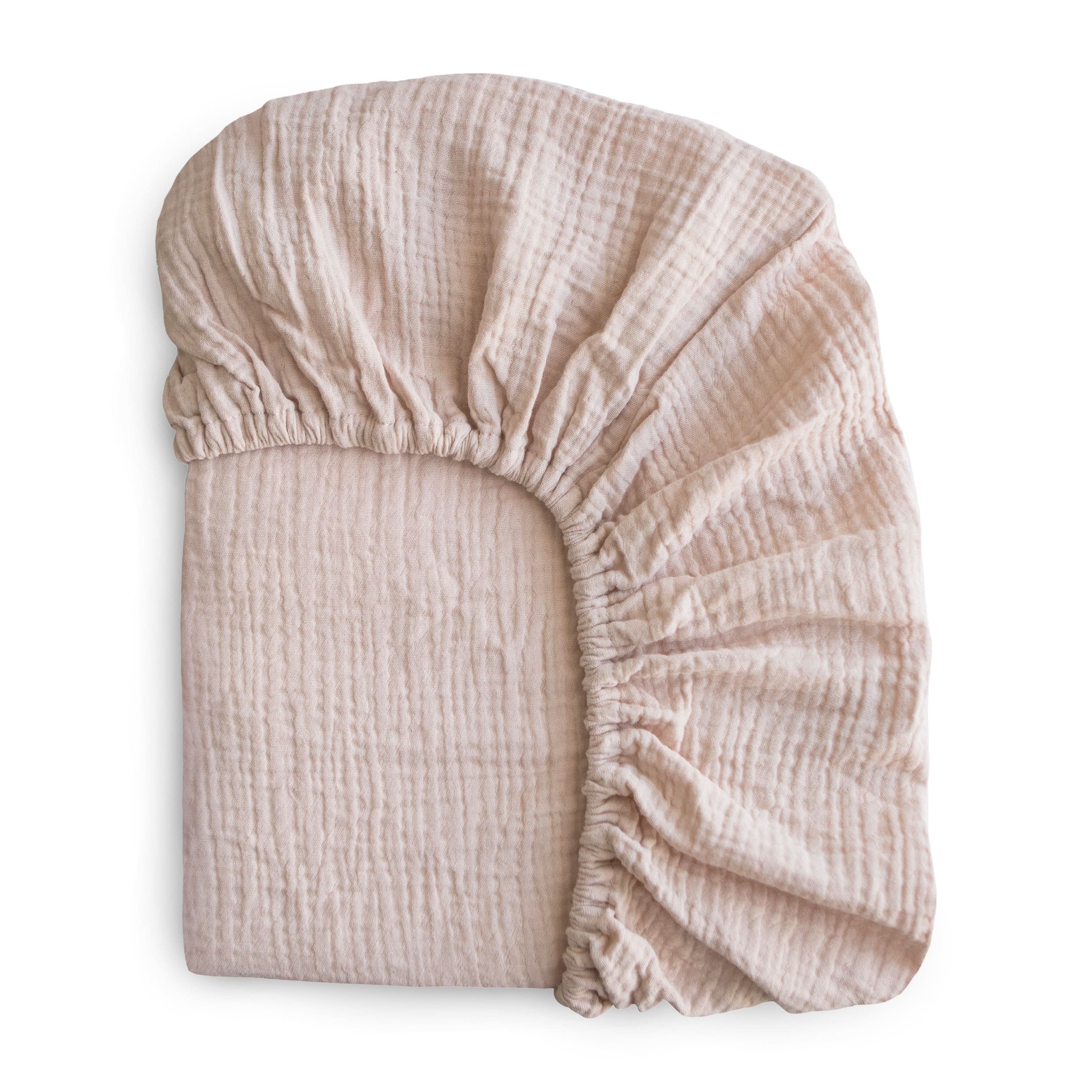 Mushie Extra Soft Muslin Crib Sheet - Image 25