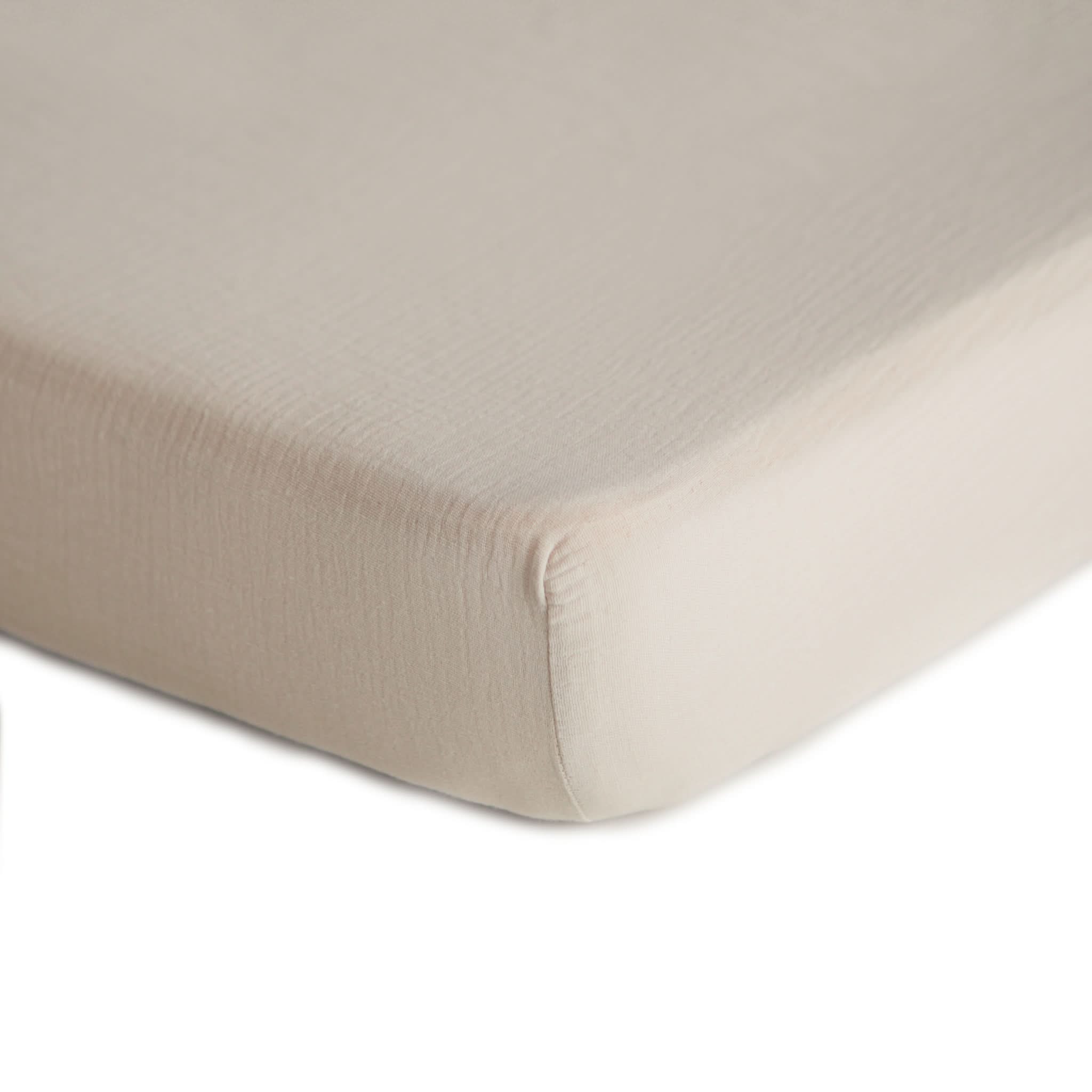 Mushie Extra Soft Muslin Crib Sheet - Image 3