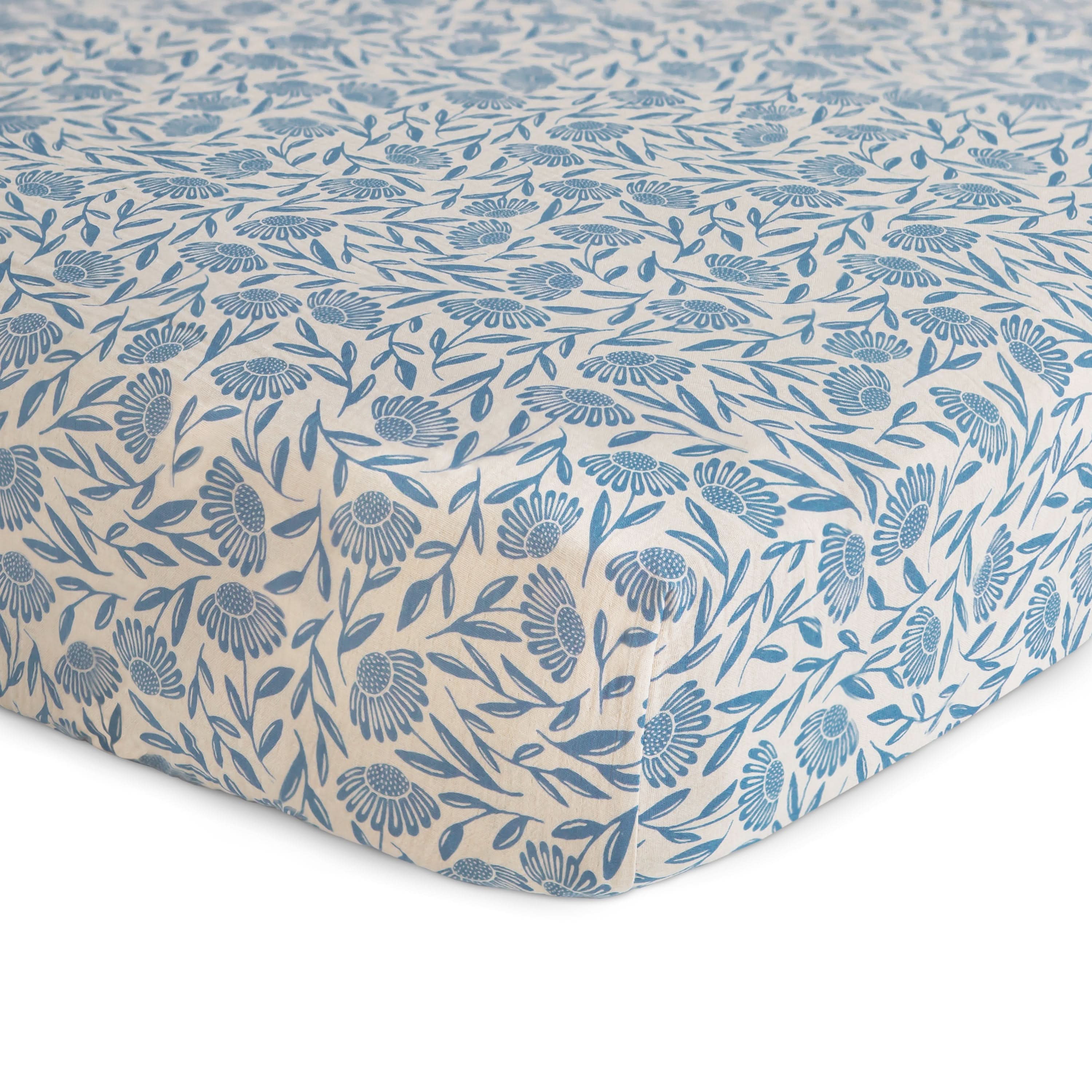Mushie Extra Soft Muslin Crib Sheet - Image 38