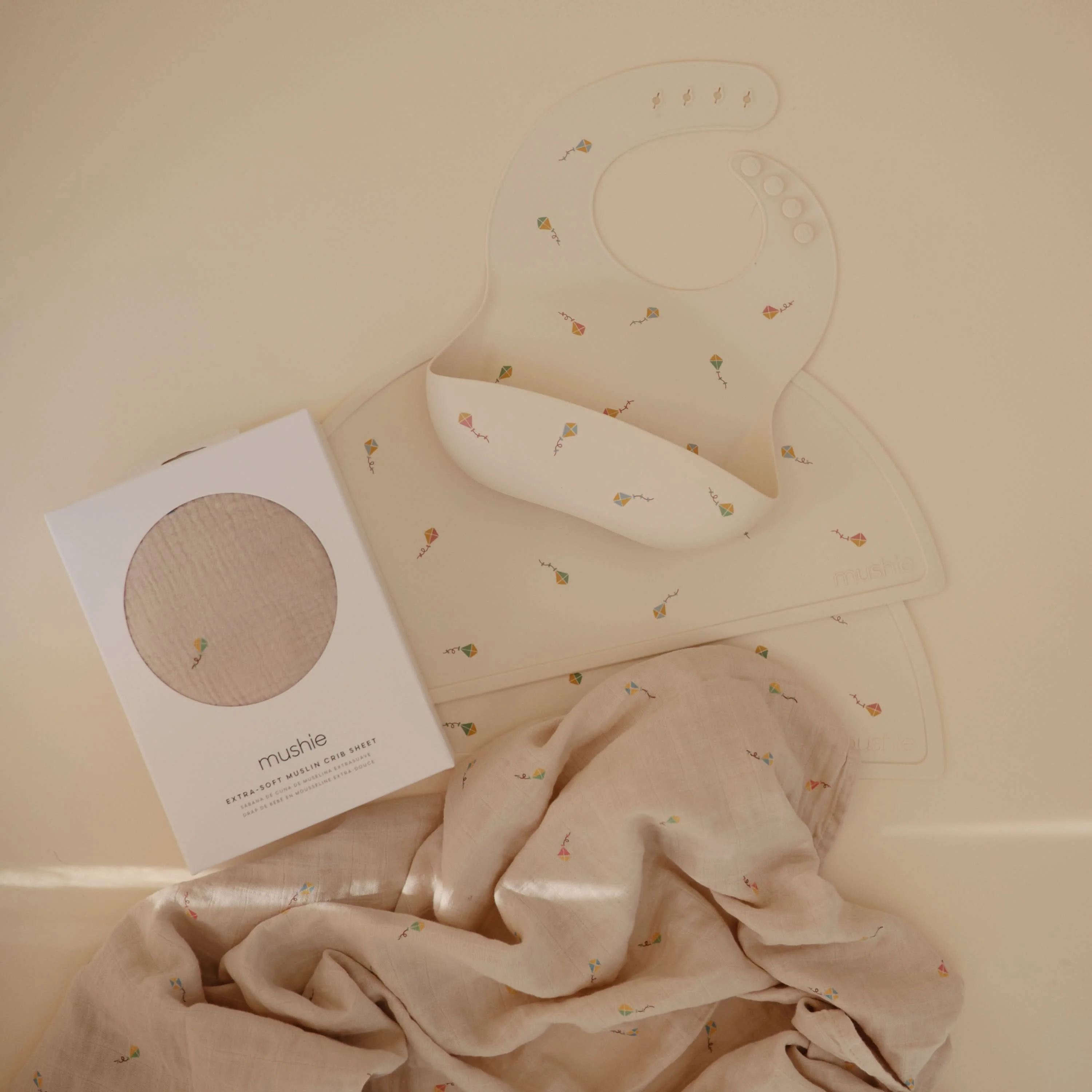 Mushie Extra Soft Muslin Crib Sheet - Image 43