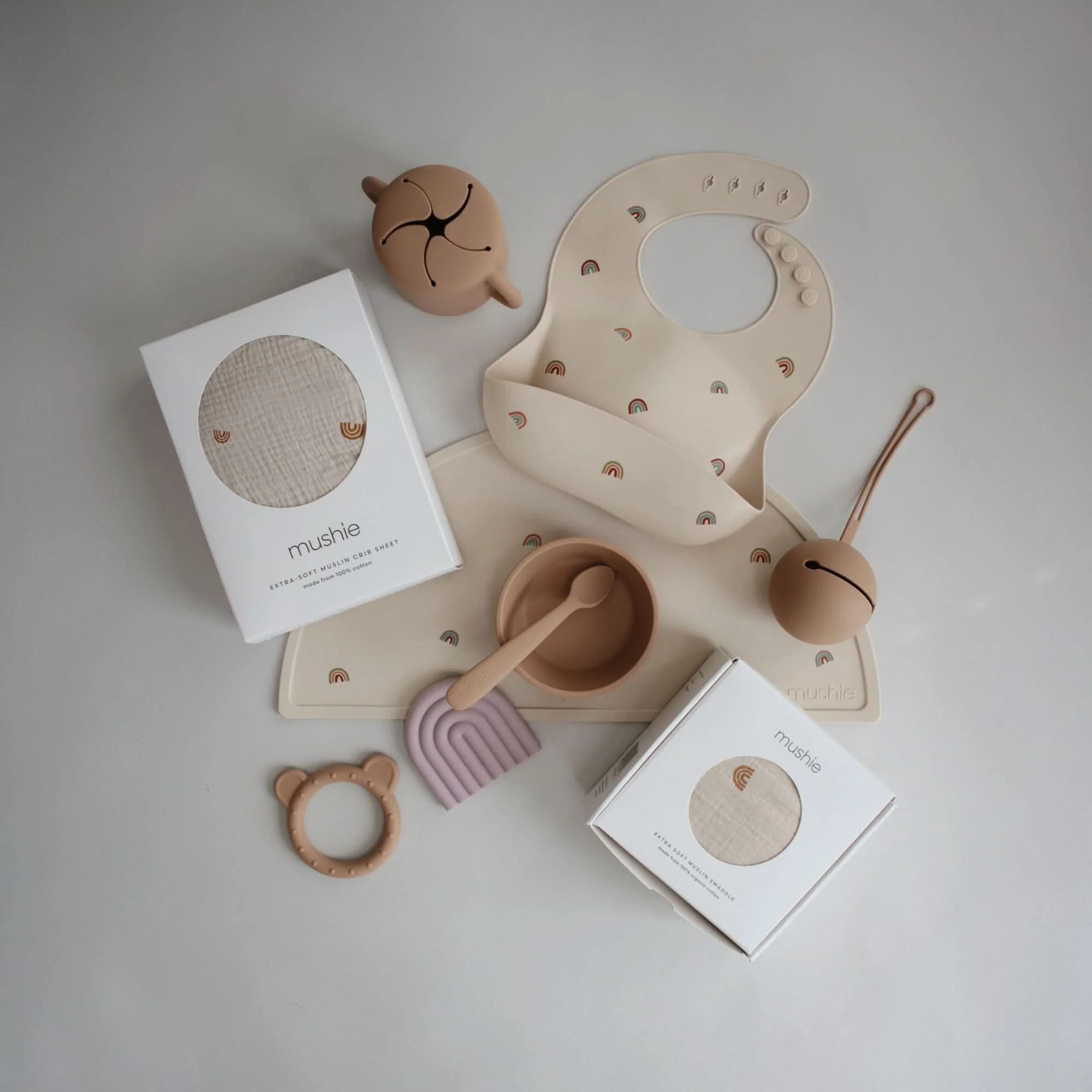 Mushie Extra Soft Muslin Crib Sheet - Image 44