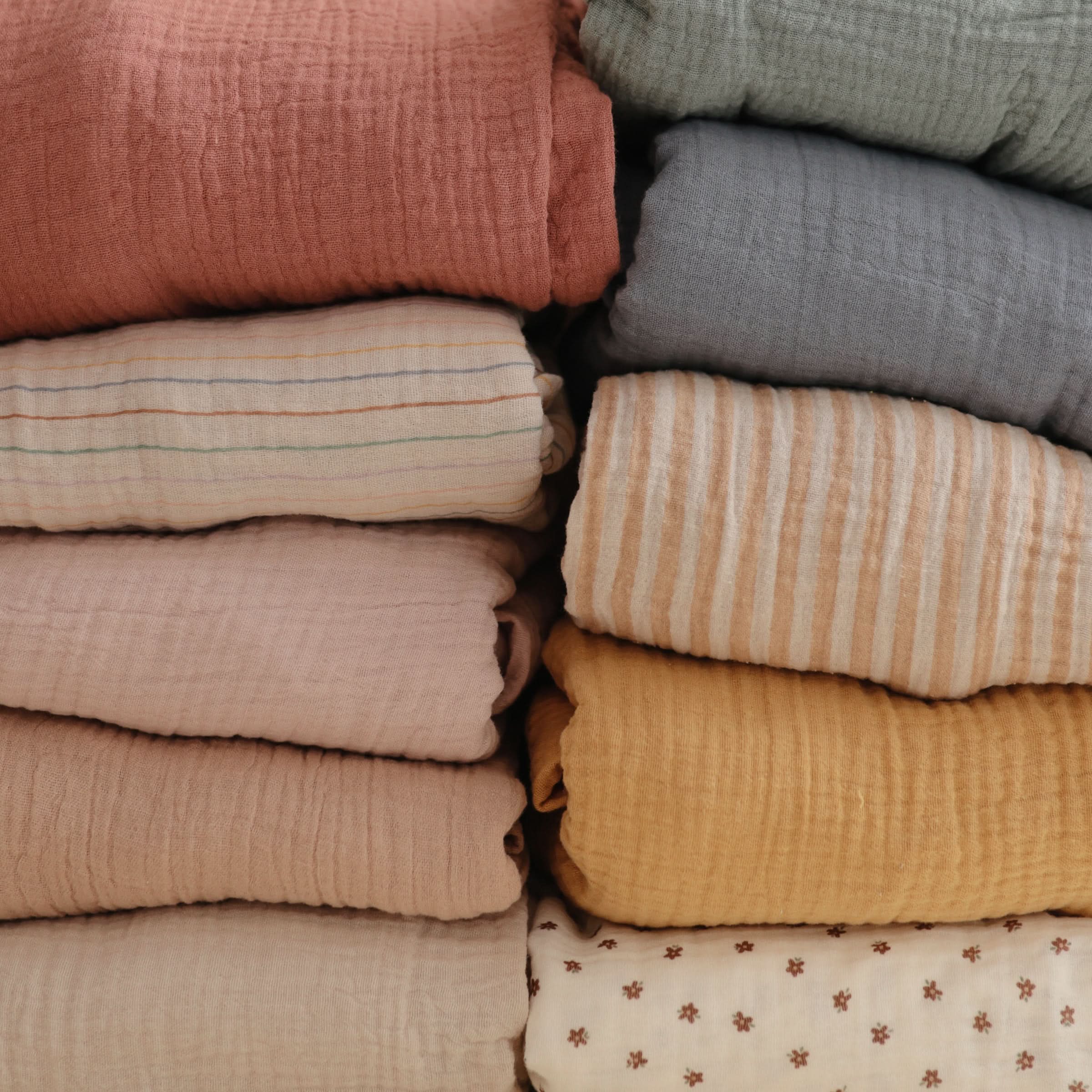 Mushie Extra Soft Muslin Crib Sheet - Image 47