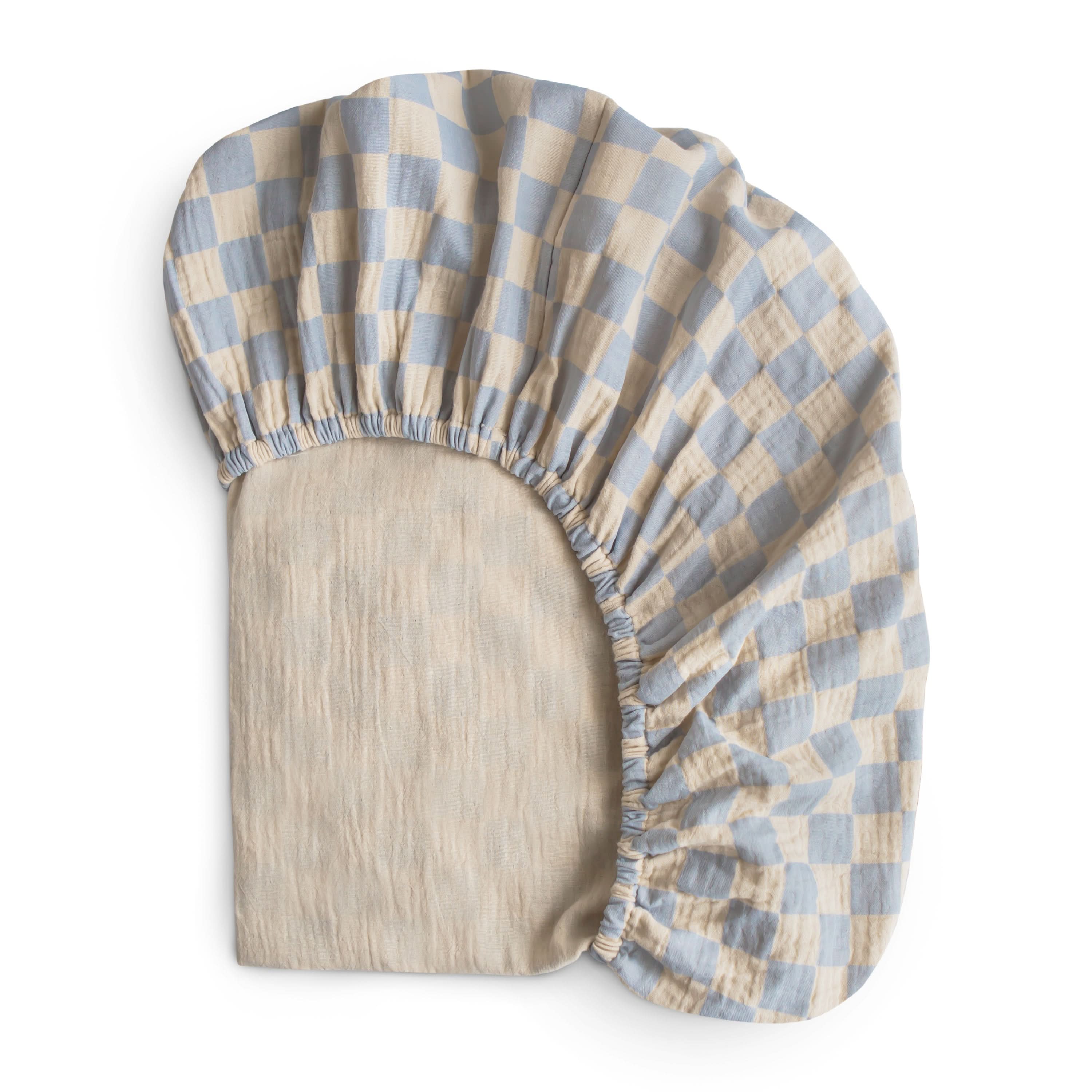 Mushie Extra Soft Muslin Crib Sheet - Image 5