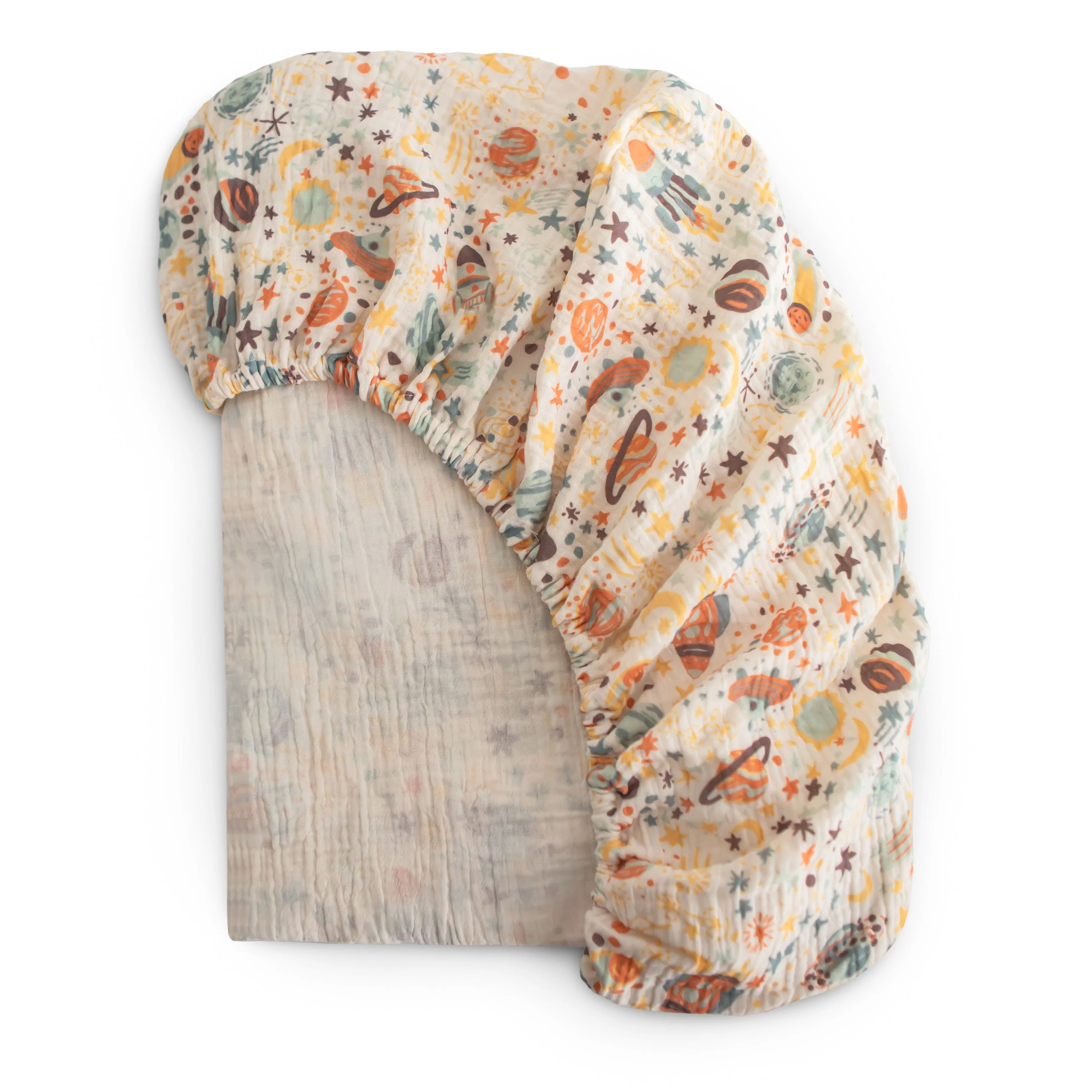 Mushie Extra Soft Muslin Crib Sheet - Image 62