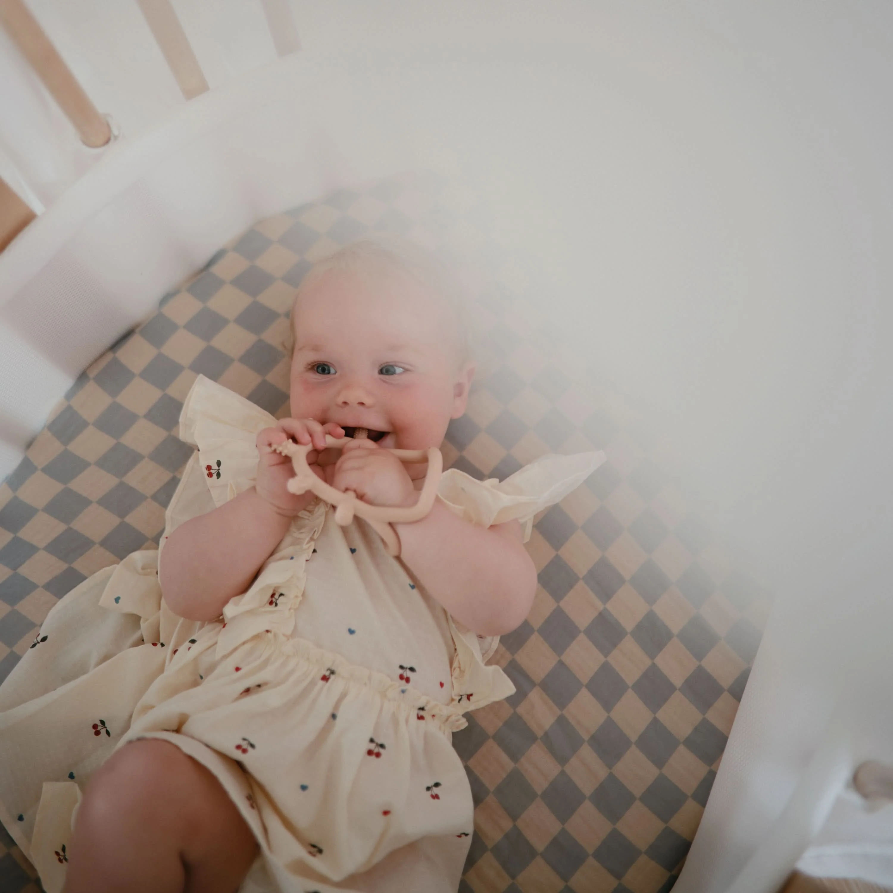 Mushie Extra Soft Muslin Crib Sheet - Image 7