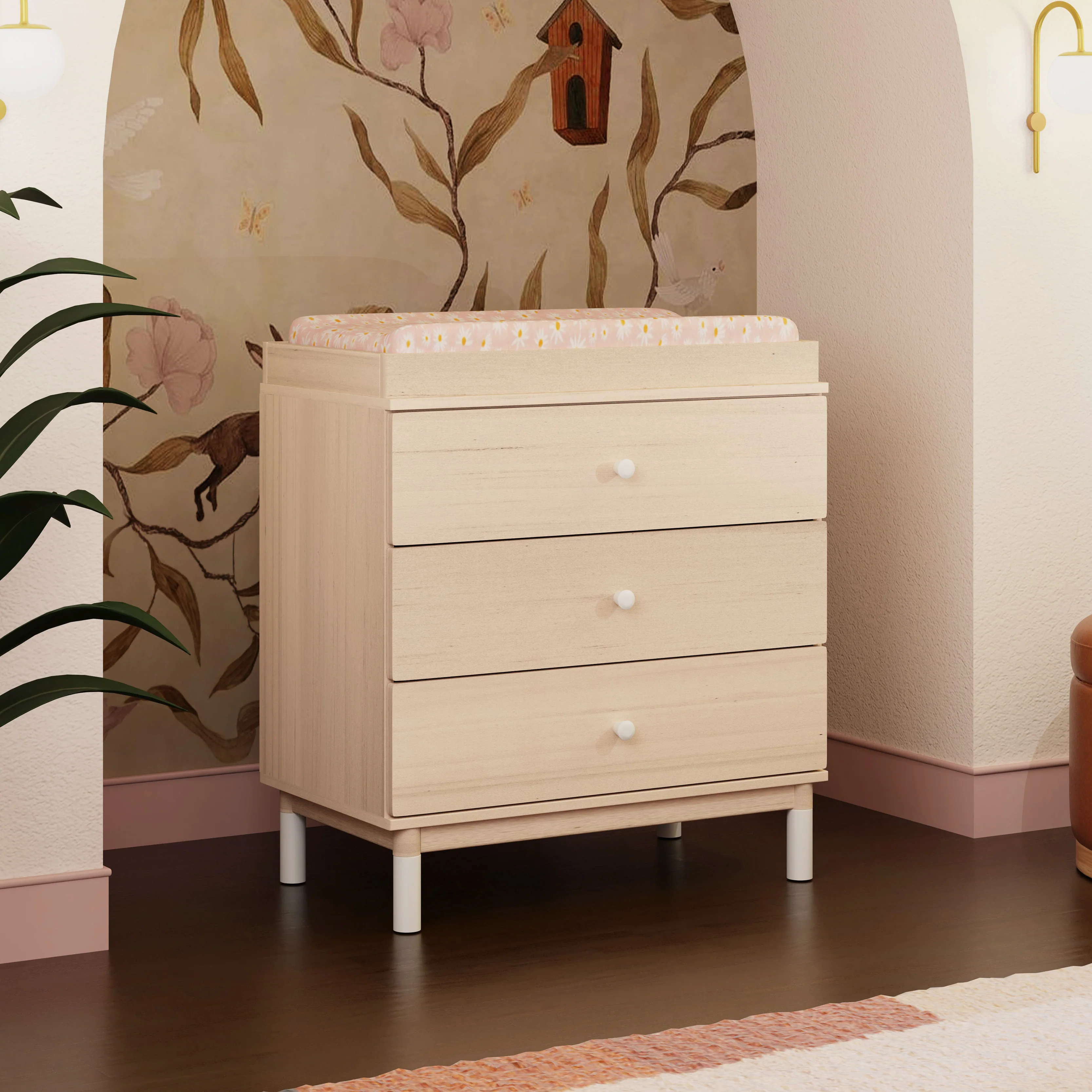 Gelato 3-Drawer Changer Dresser with Removable Changing Tray - Image 40