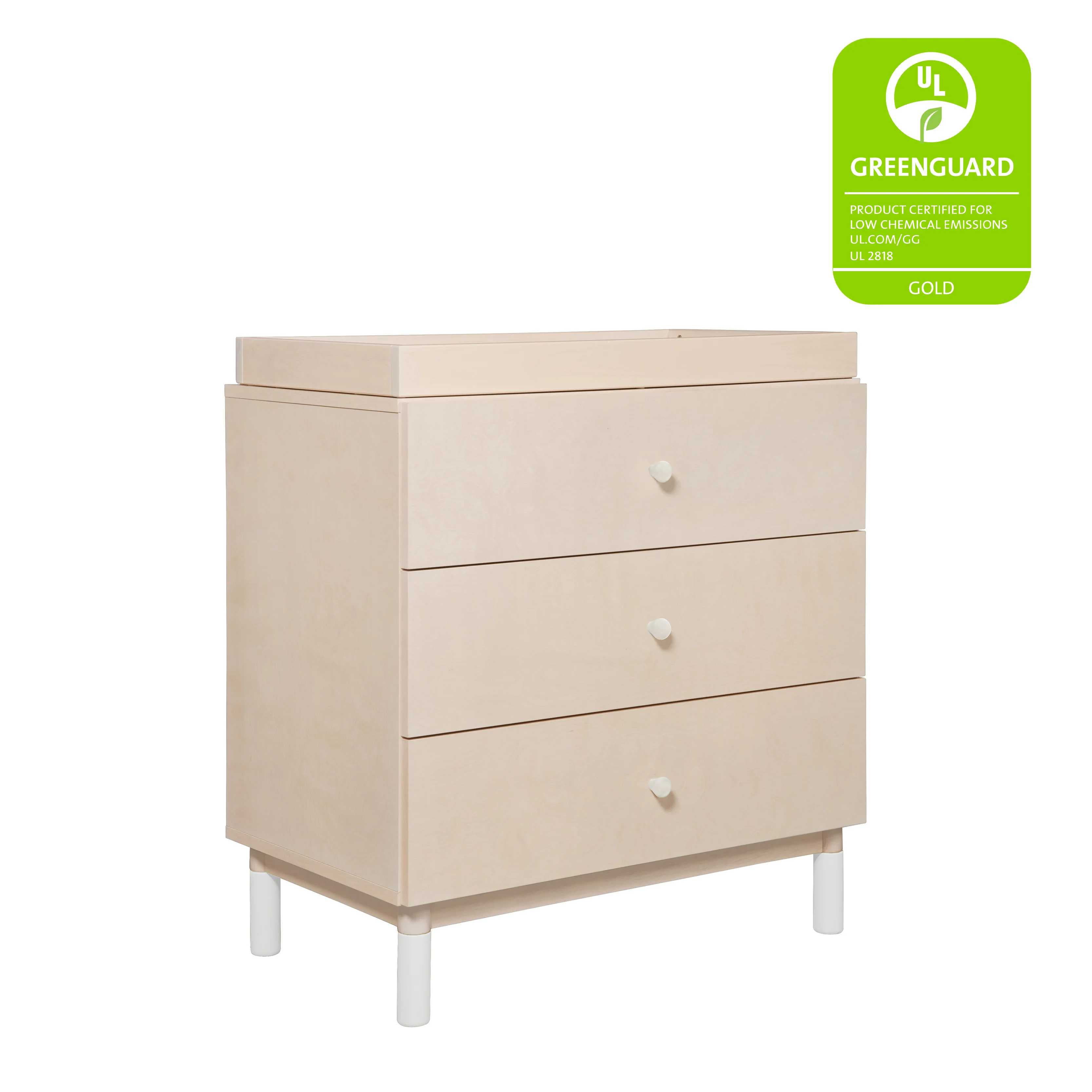 Gelato 3-Drawer Changer Dresser with Removable Changing Tray - Image 45