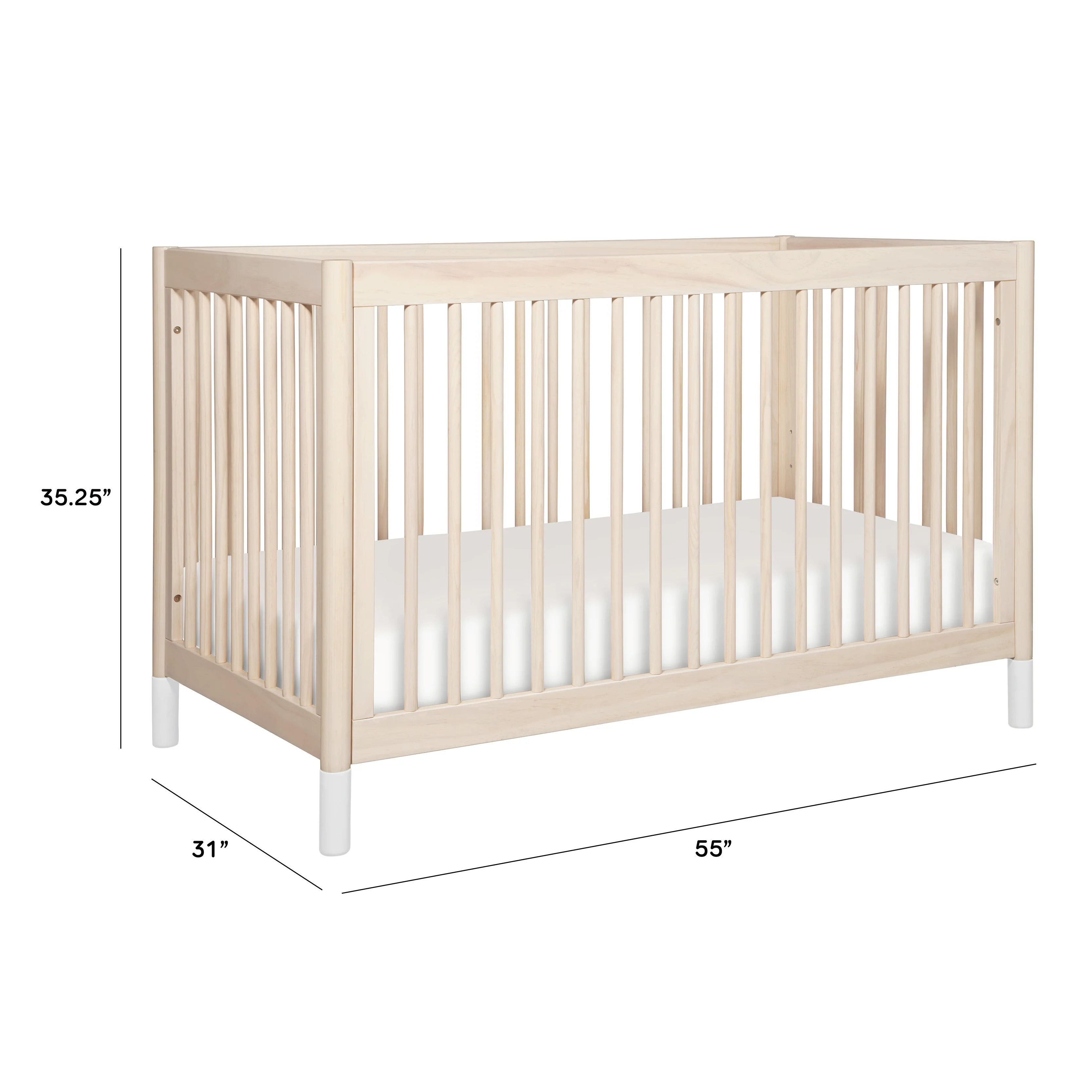 Gelato 4-in-1 Convertible Crib with Toddler Bed Conversion Kit - Image 39