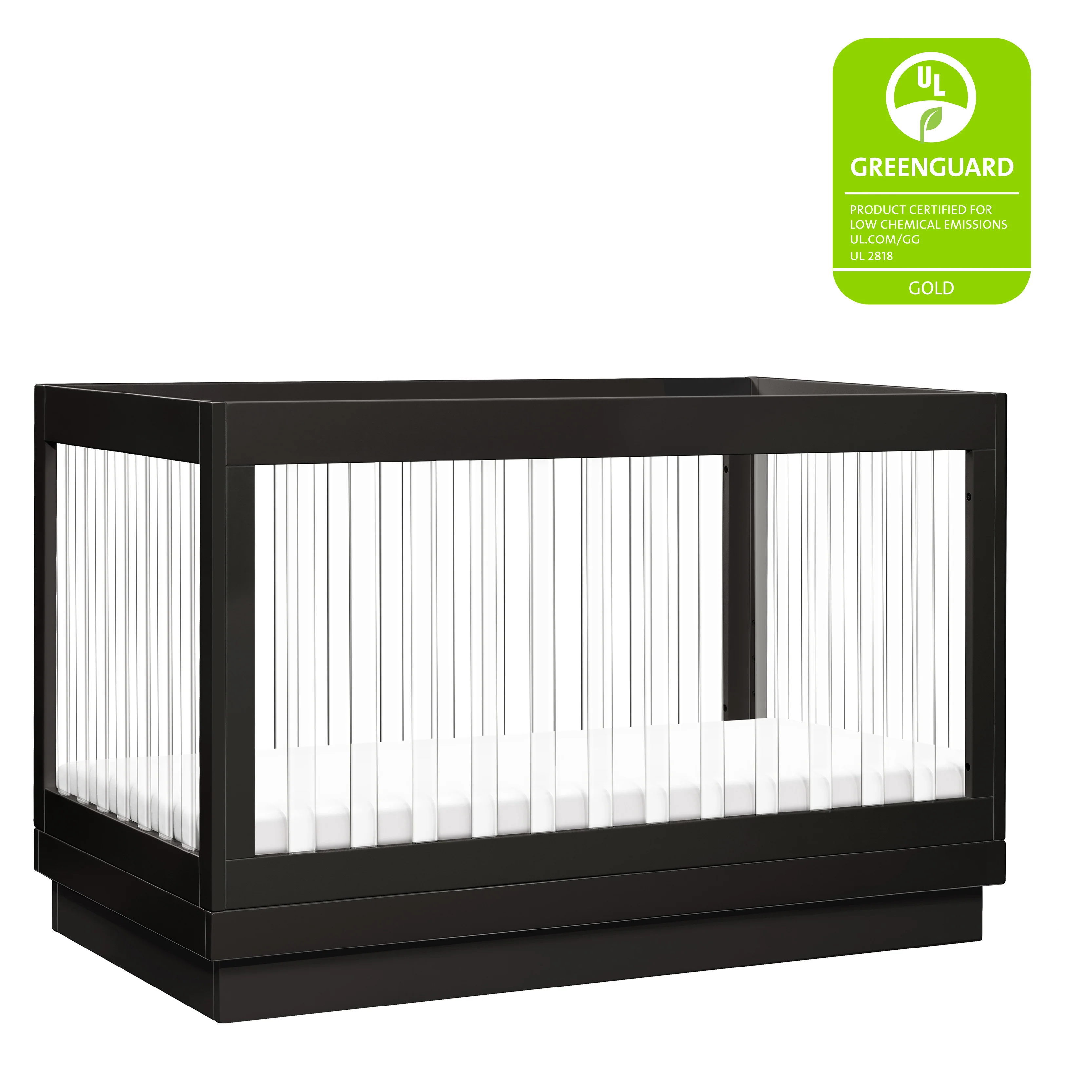 Harlow Acrylic 3-in-1 Convertible Crib with Toddler Bed Conversion Kit - Image 17