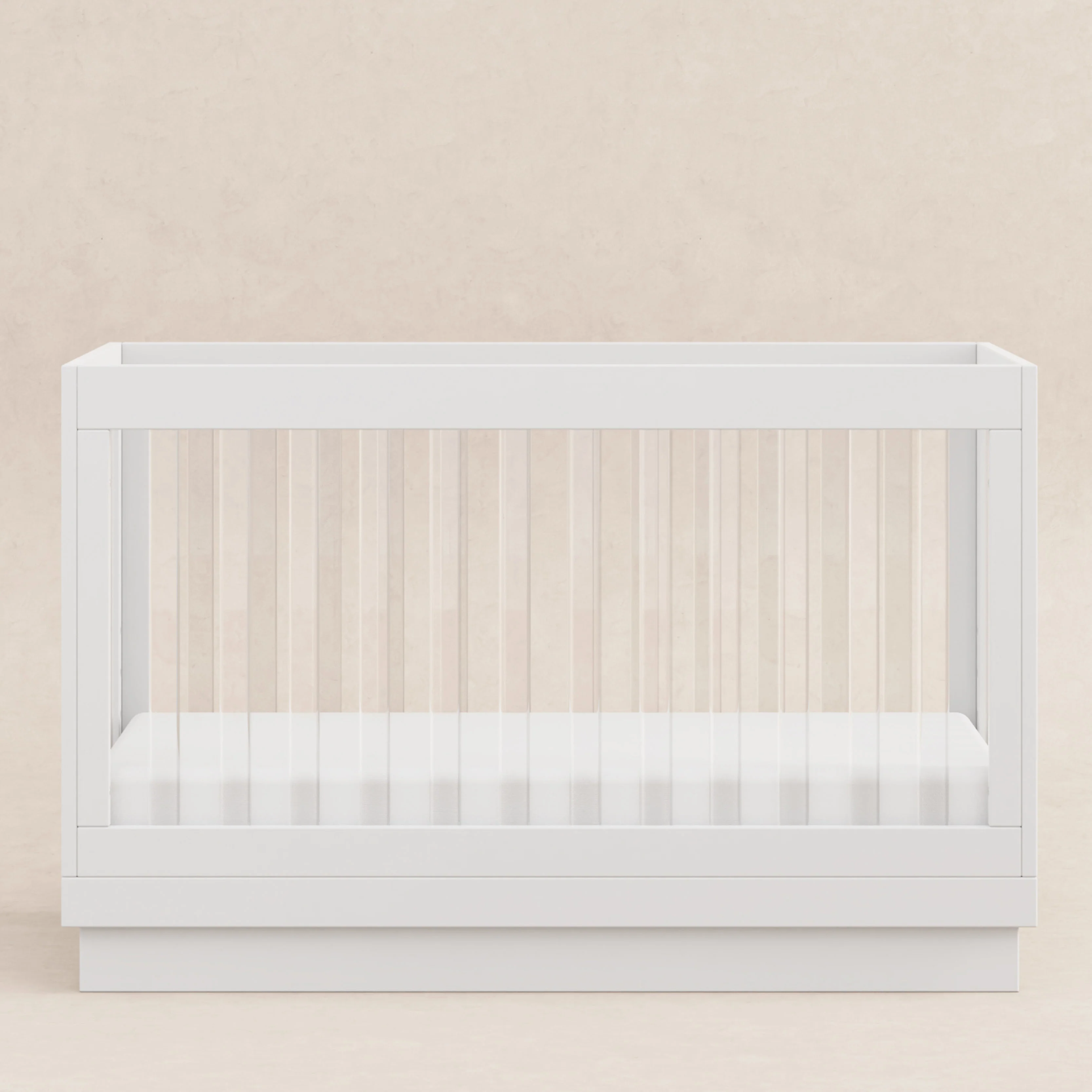 Harlow Acrylic 3-in-1 Convertible Crib with Toddler Bed Conversion Kit - Image 4