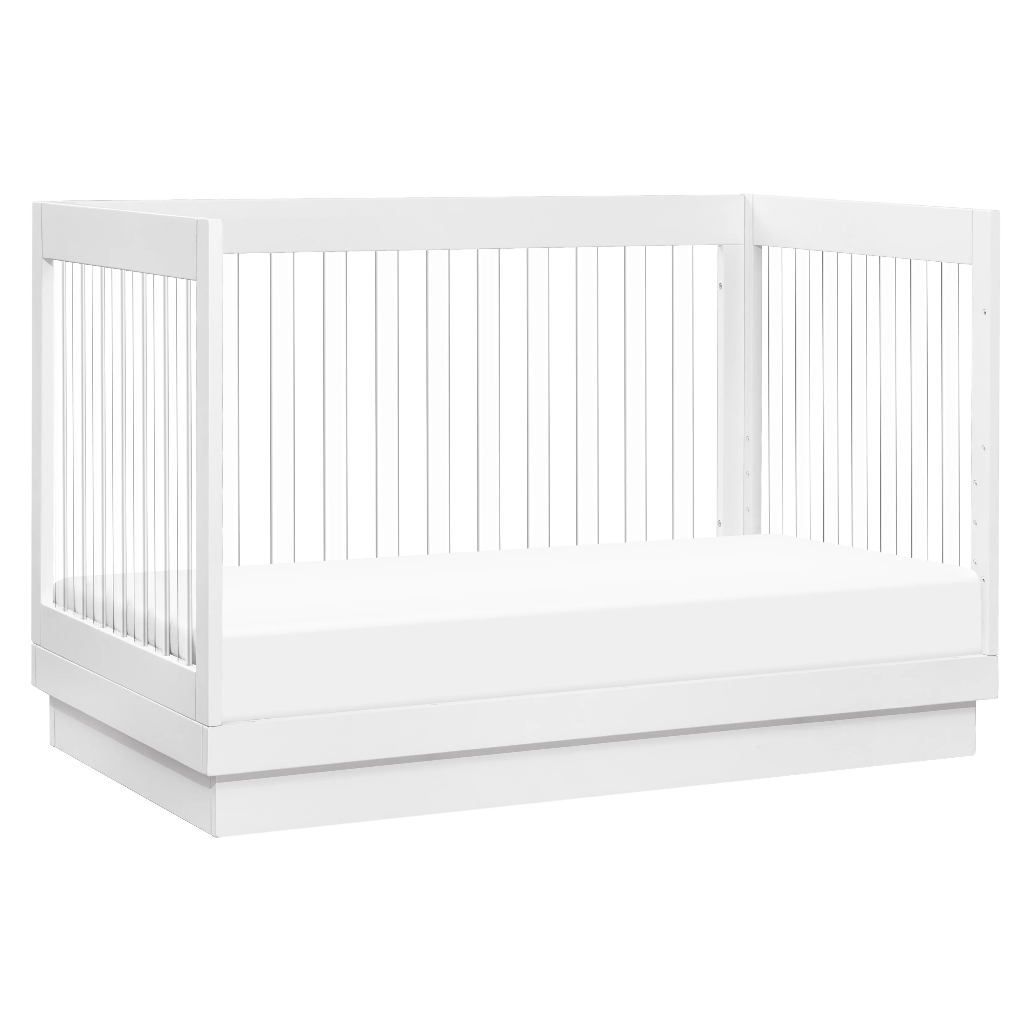Harlow Acrylic 3-in-1 Convertible Crib with Toddler Bed Conversion Kit - Image 9
