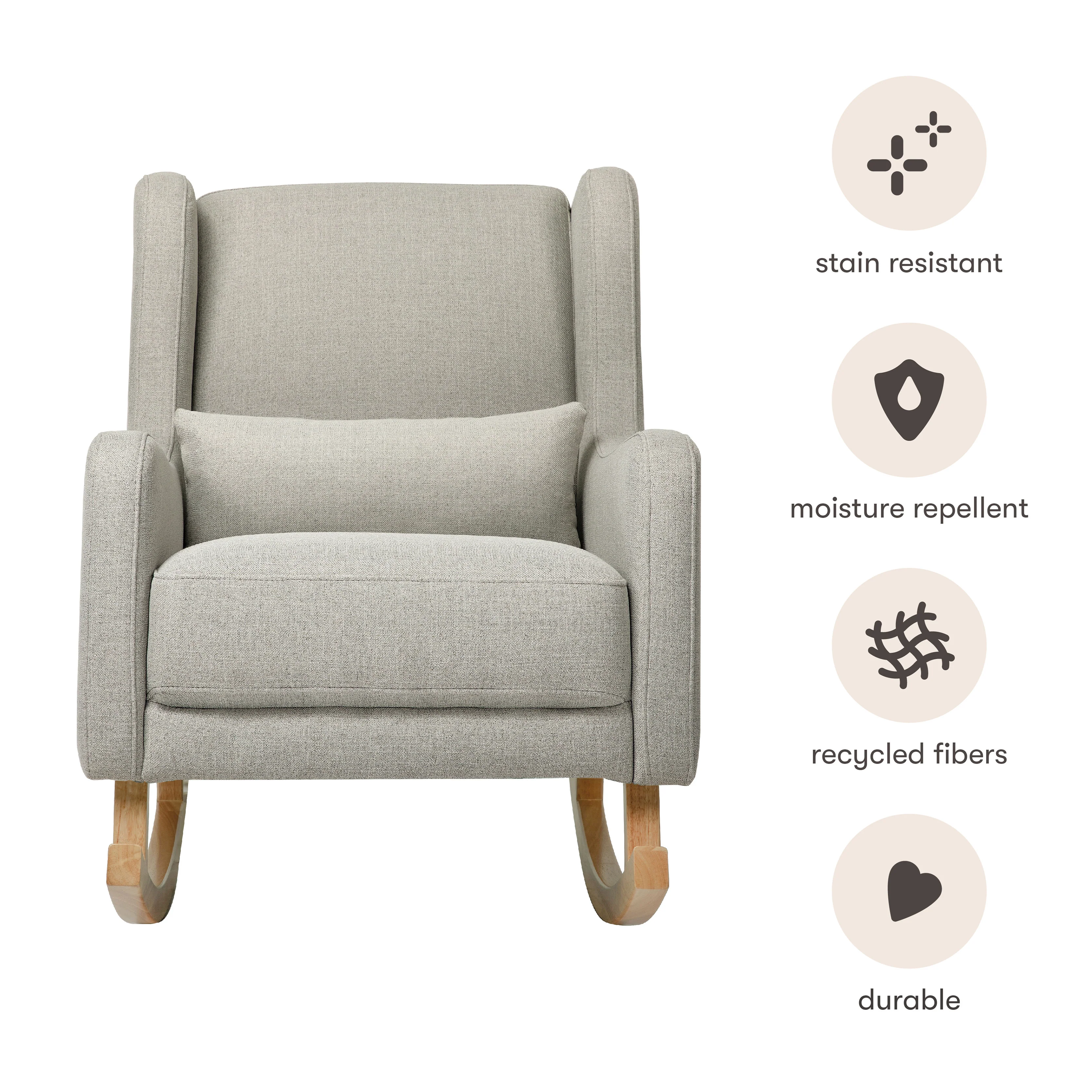 Kai Rocker in Eco-Performance Fabric | Water Repellent & Stain Resistant - Image 28