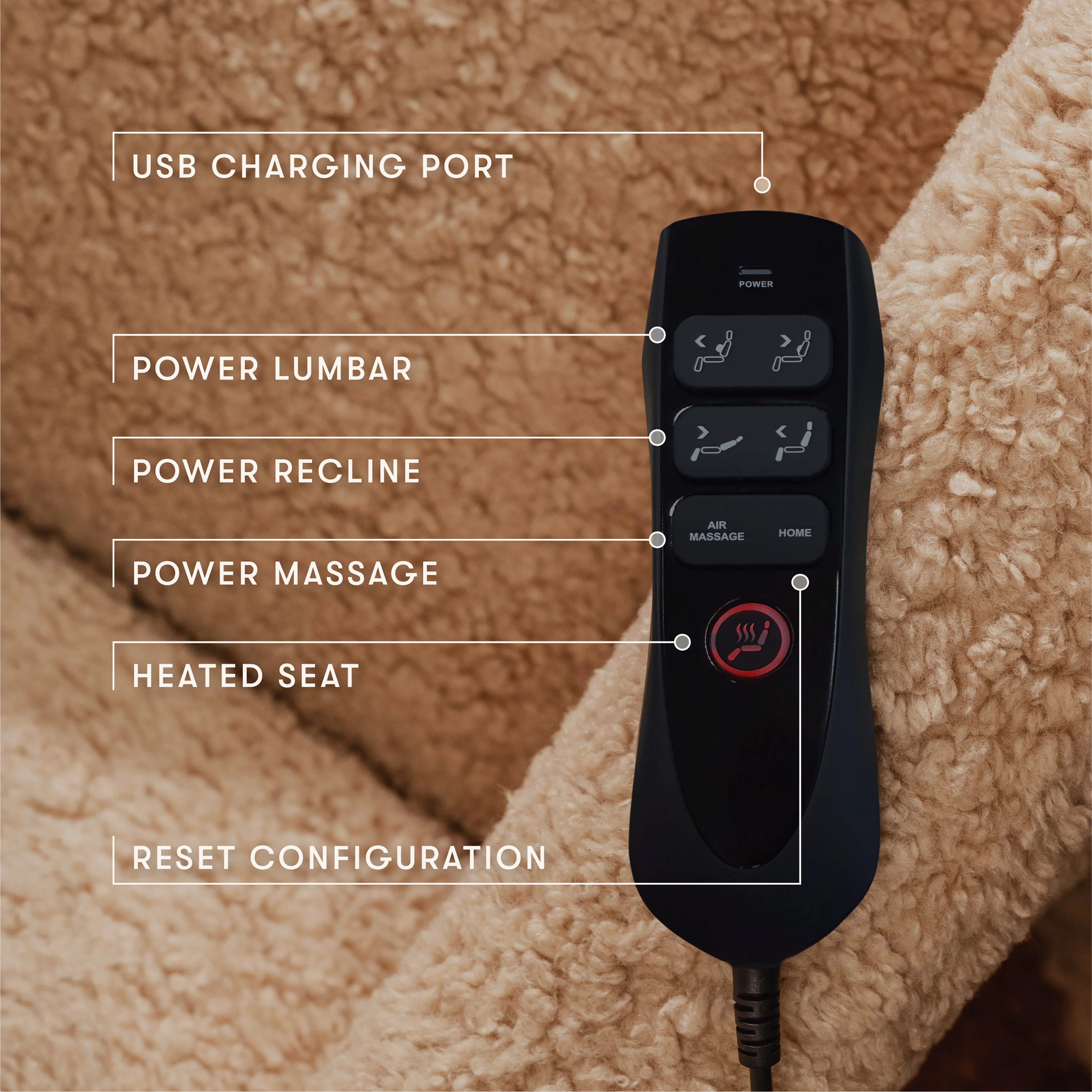 Kiwi Deluxe Power Recliner and Swivel Glider with Heat and Massage - Image 30